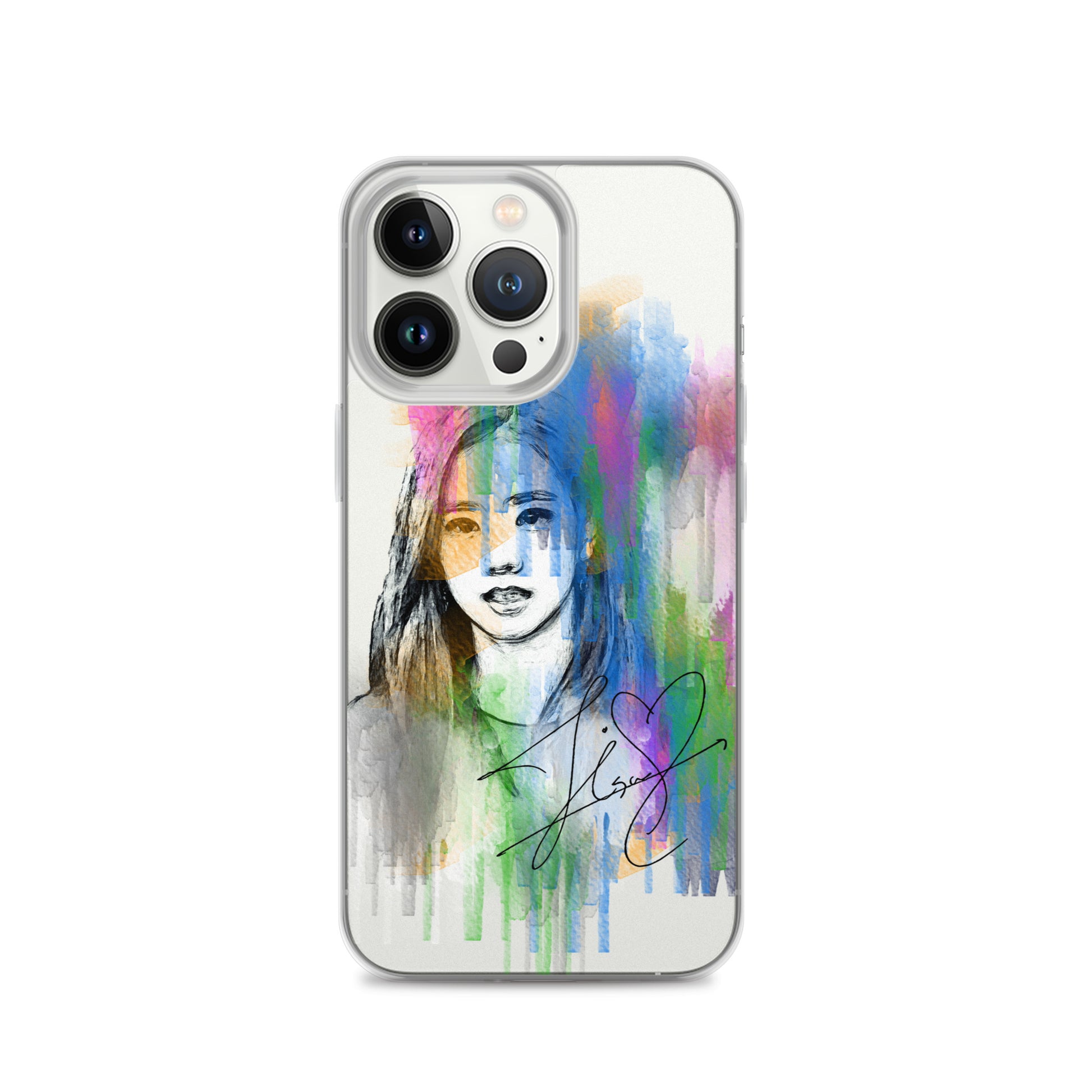 BLACKPINK Jisoo, Kim Jisoo Waterpaint Portrait iPhone Case - kpophow