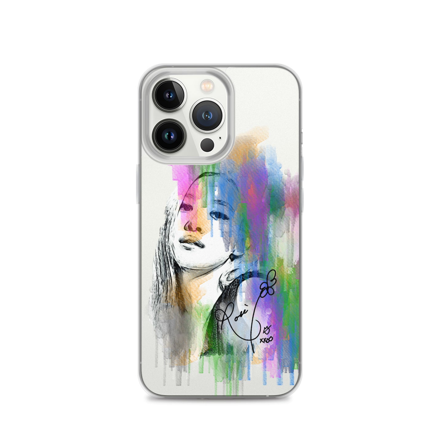 BLACKPINK Rosé, Roseanne Park Waterpaint Portrait iPhone Case - kpophow