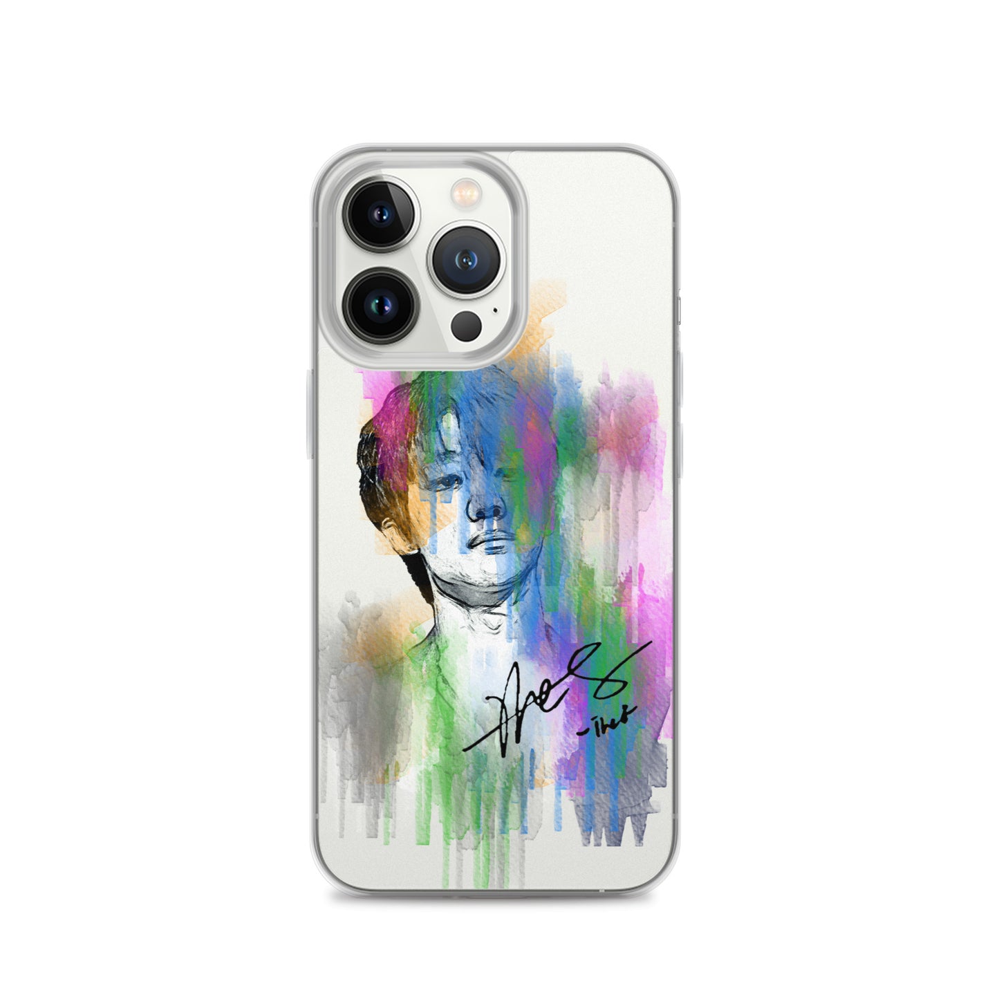 SEVENTEEN The8, Xu Minghao Waterpaint Portrait iPhone Case