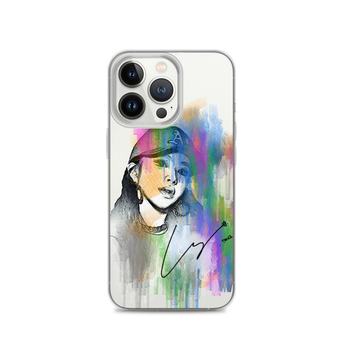 TWICE Chaeyoung, Son Chae-young Waterpaint Portrait iPhone Case