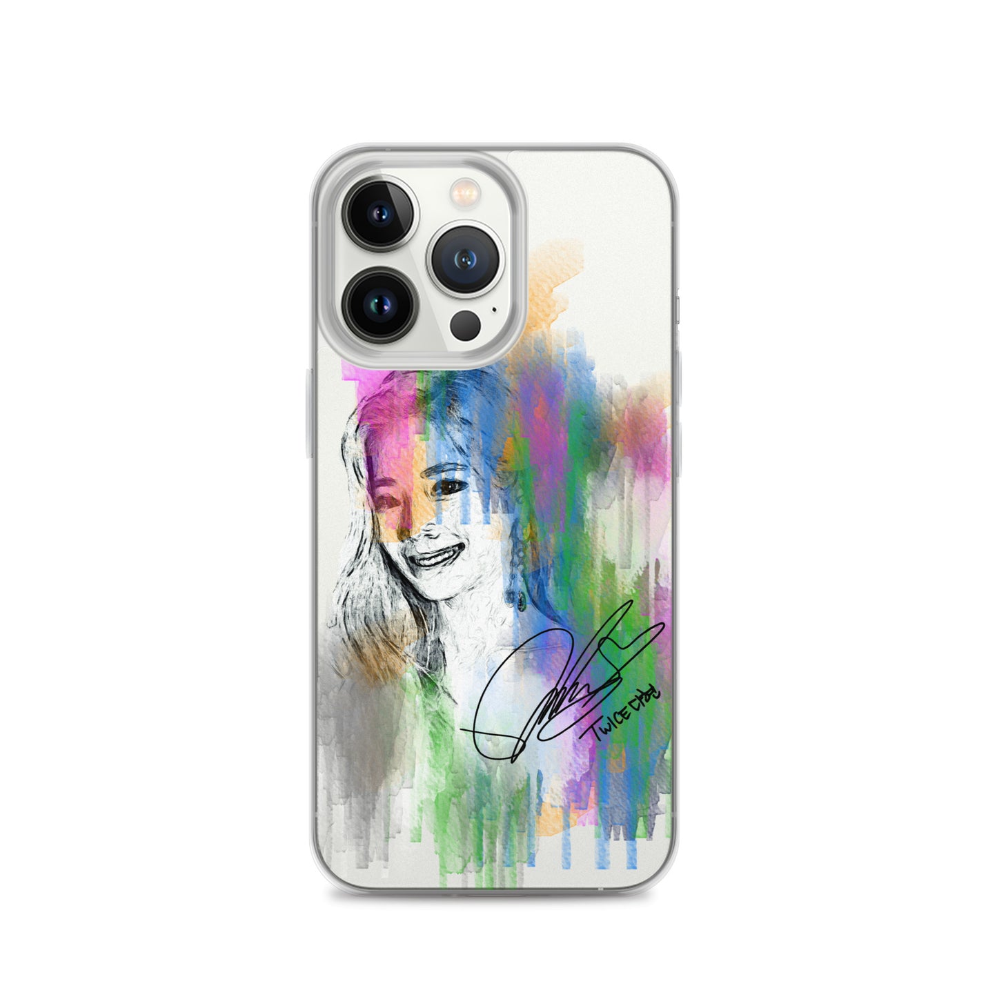 TWICE Dahyun, Kim Da Hyun Waterpaint Portrait iPhone Case