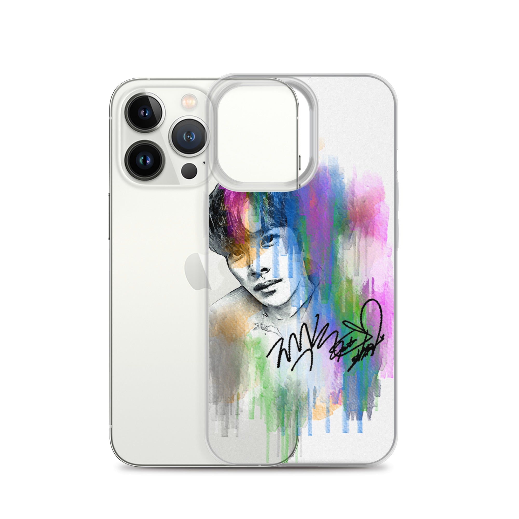 GOT7 Jackson Jackson Wang Waterpaint Portrait iPhone Case kpophow