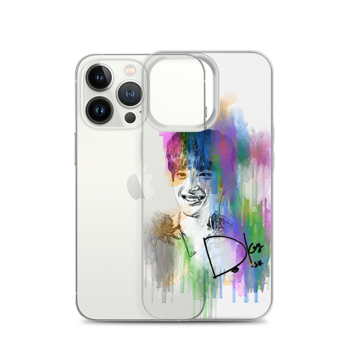 SEVENTEEN DK(Dokyeom), Lee Seok-min Waterpaint Portrait iPhone Case