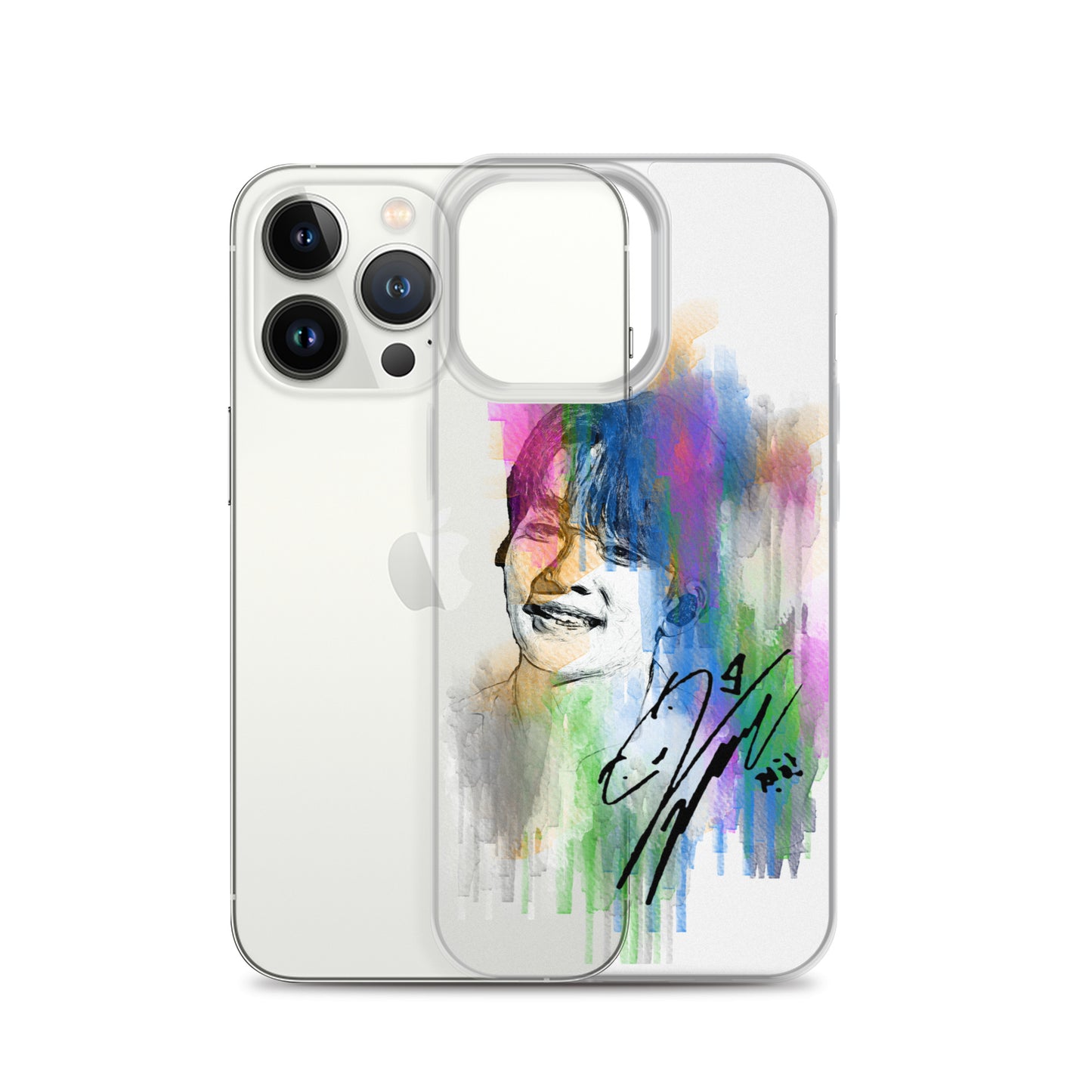 SEVENTEEN Jeonghan, Yoon Jeonghan Waterpaint Portrait iPhone Case