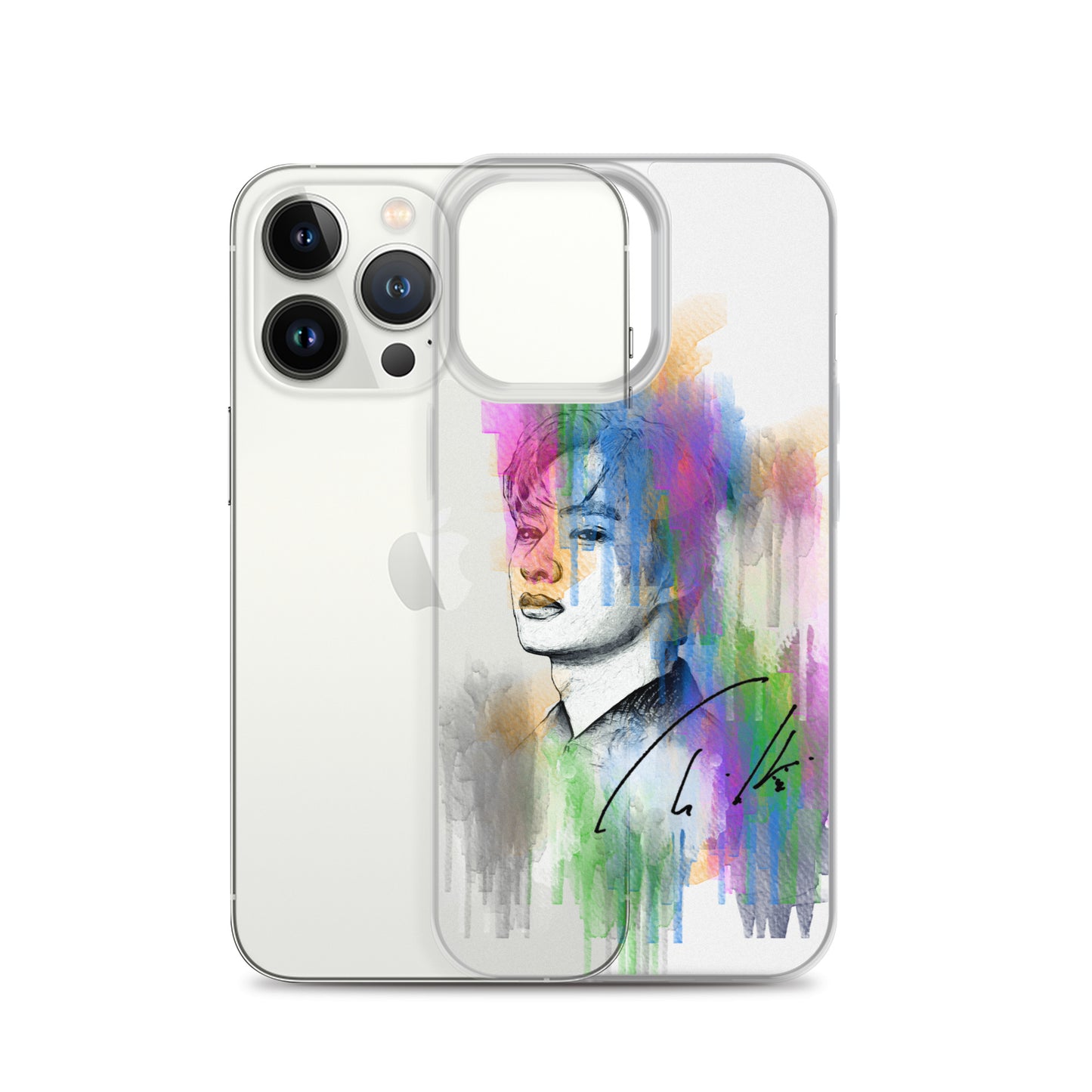 SEVENTEEN Jun, Wen Junhui Waterpaint Portrait iPhone Case