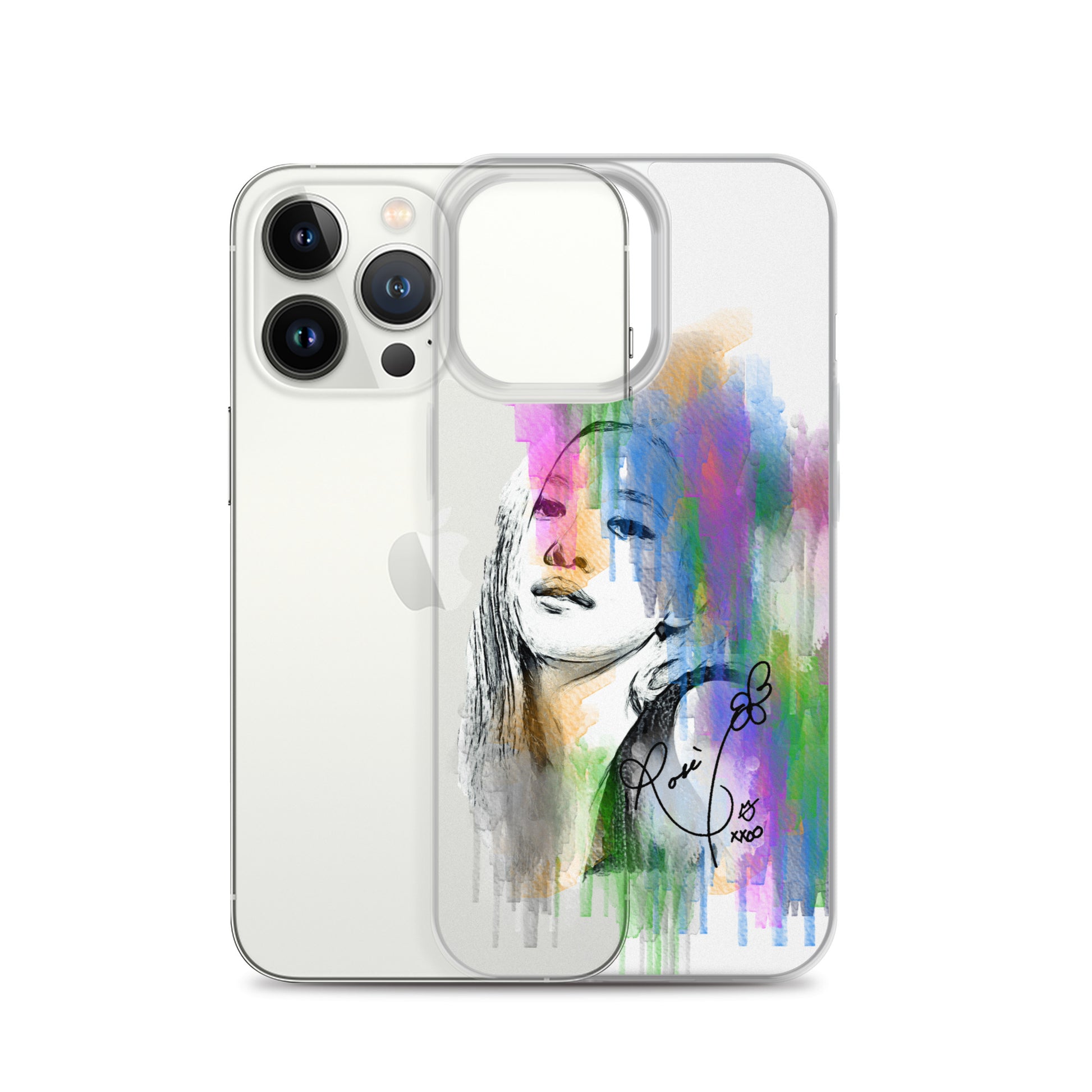 BLACKPINK Rosé, Roseanne Park Waterpaint Portrait iPhone Case - kpophow