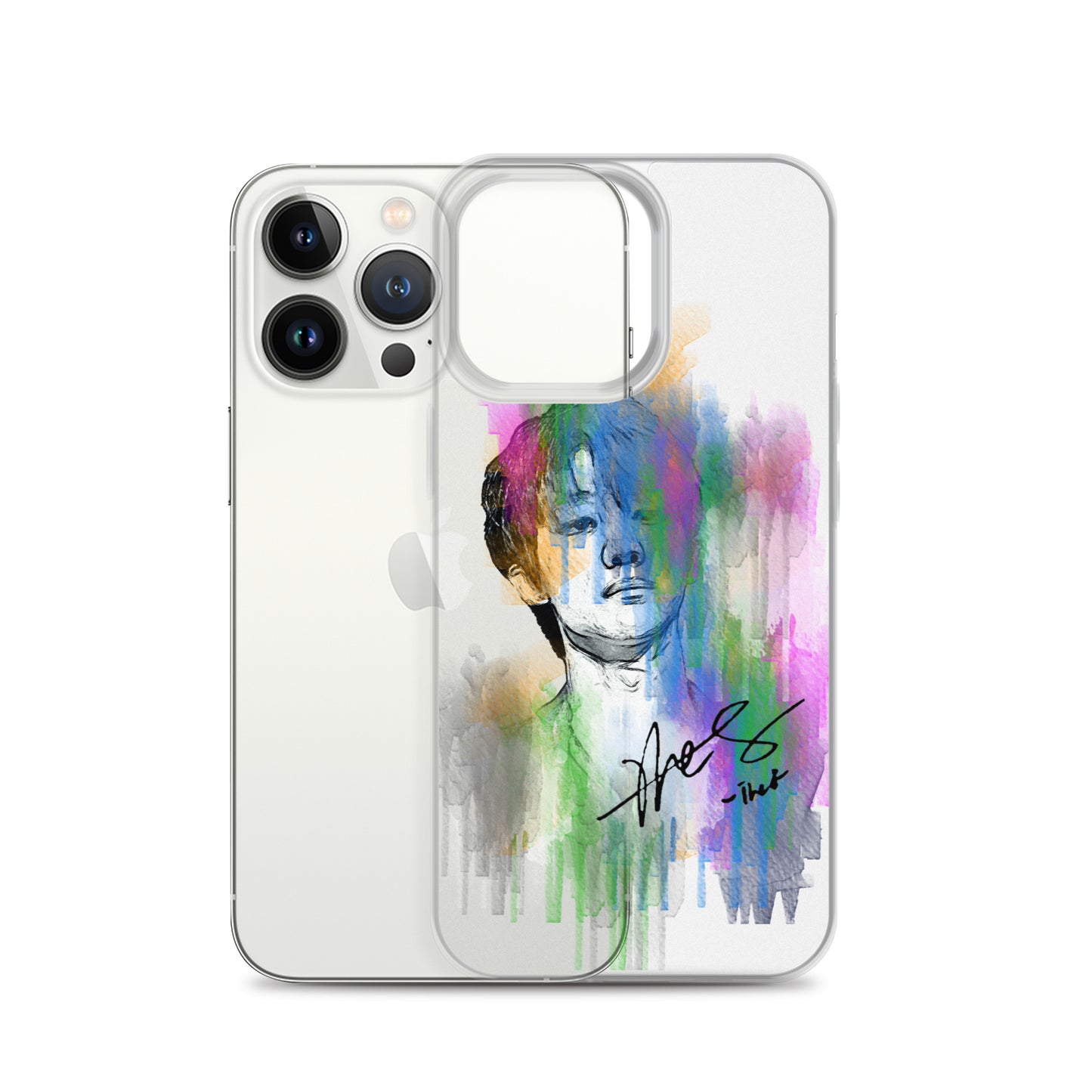 SEVENTEEN The8, Xu Minghao Waterpaint Portrait iPhone Case