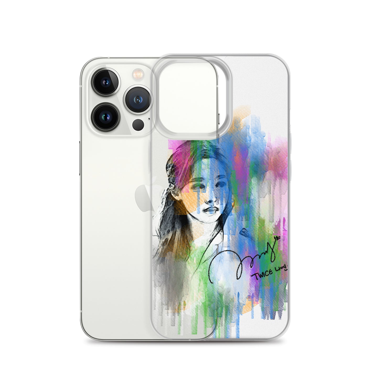 TWICE Nayeon, Im Na-yeon Waterpaint Portrait iPhone Case