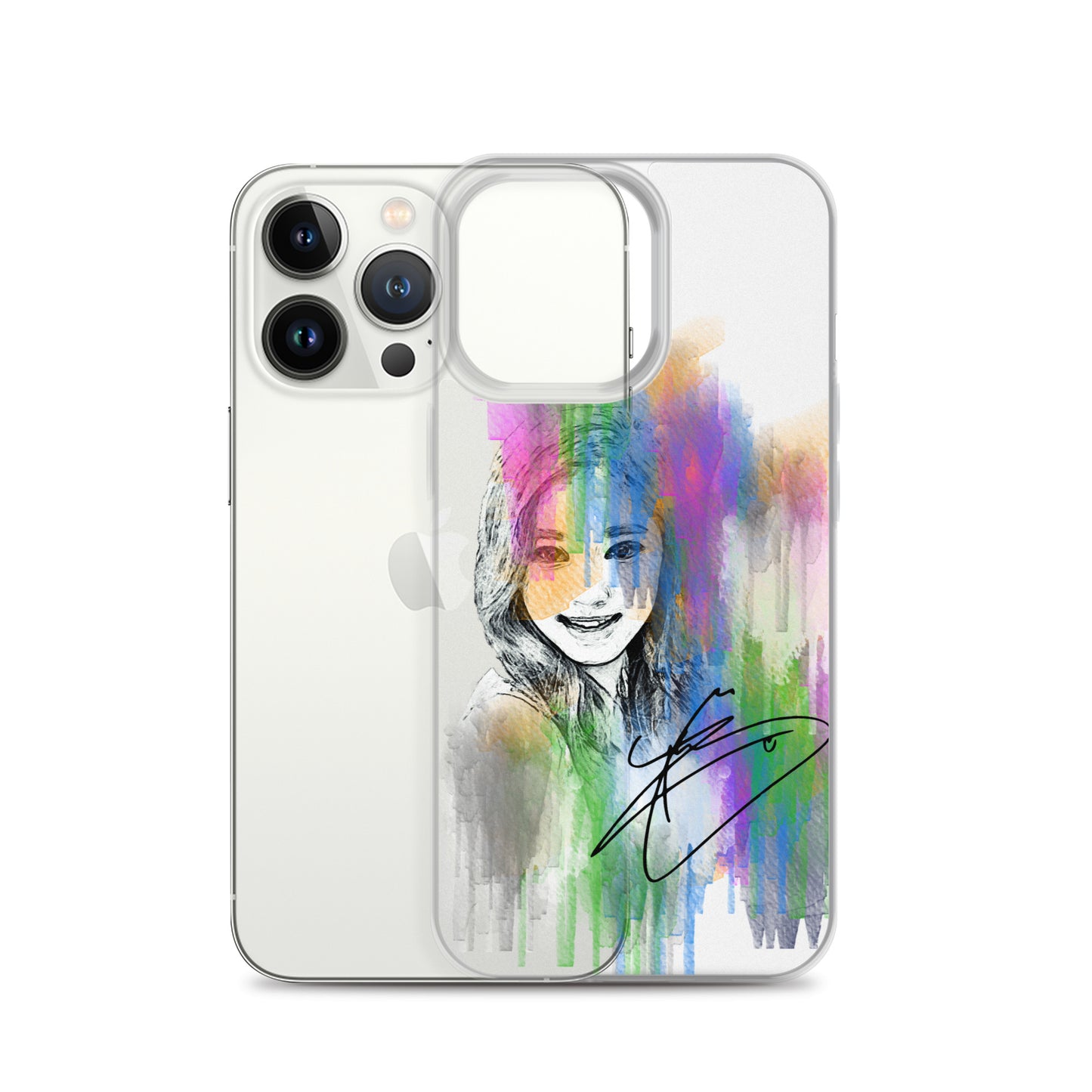 TWICE Tzuyu, Chou Tzu-yu Waterpaint Portrait iPhone Case