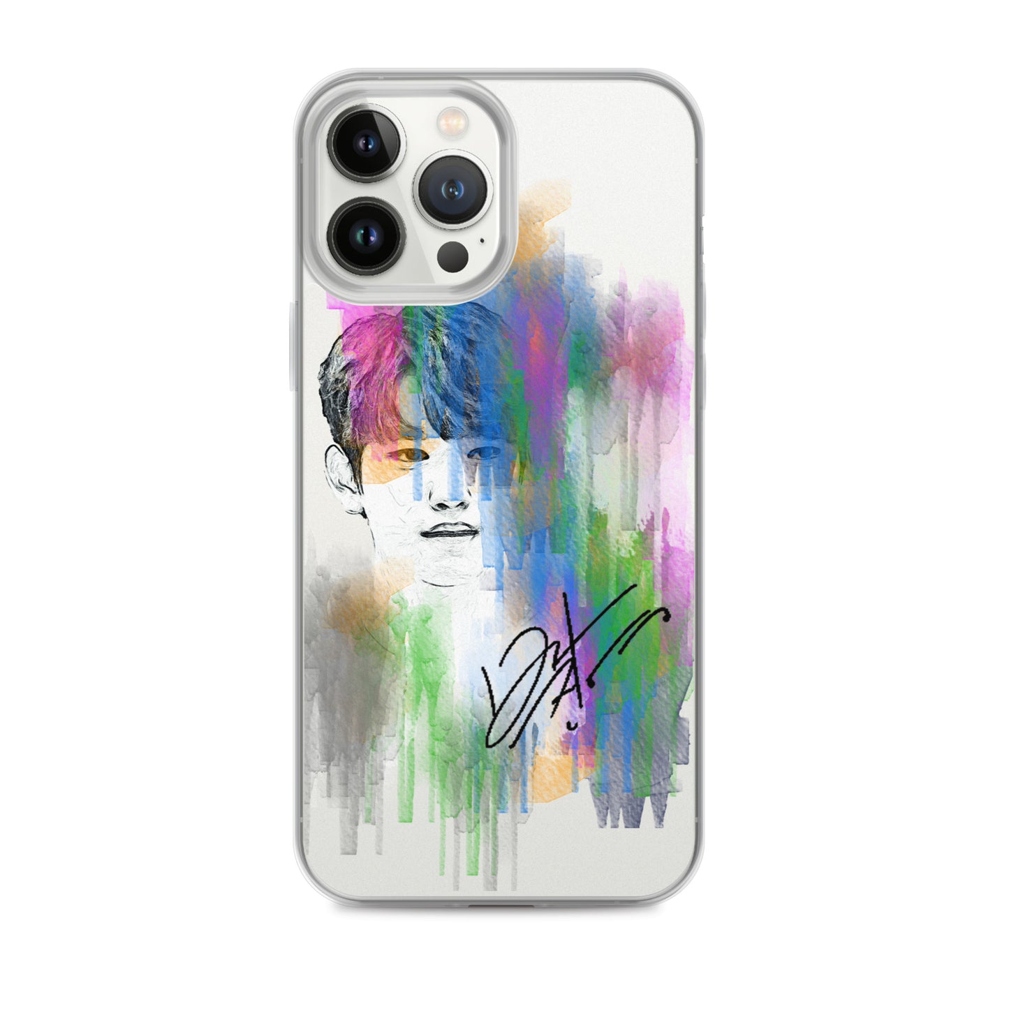 GOT7 Jinyoung, Park Jin-young Waterpaint Portrait iPhone Case