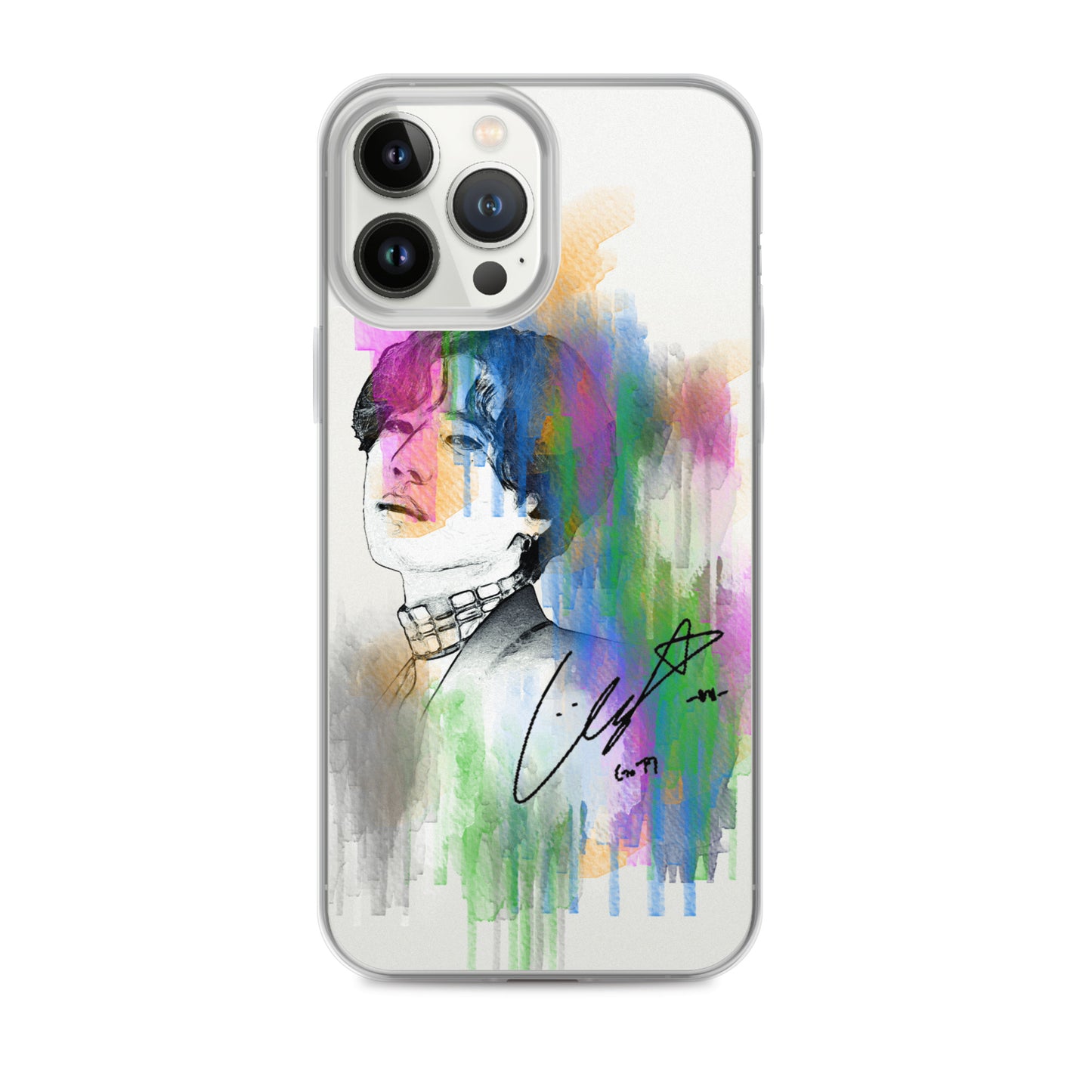 GOT7 Yugyeom, Kim Yu-gyeom Waterpaint Portrait iPhone Case