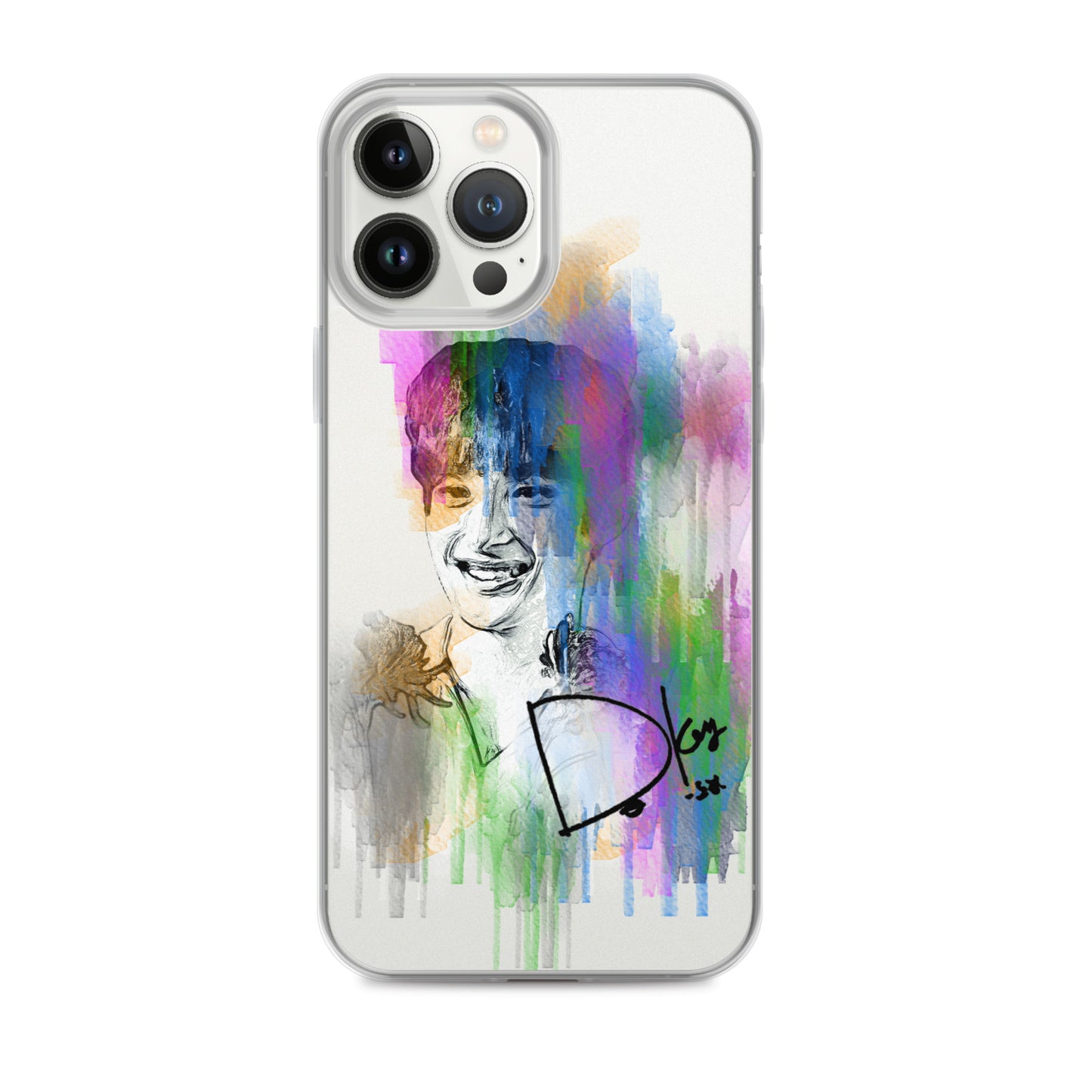 SEVENTEEN DK(Dokyeom), Lee Seok-min Waterpaint Portrait iPhone Case