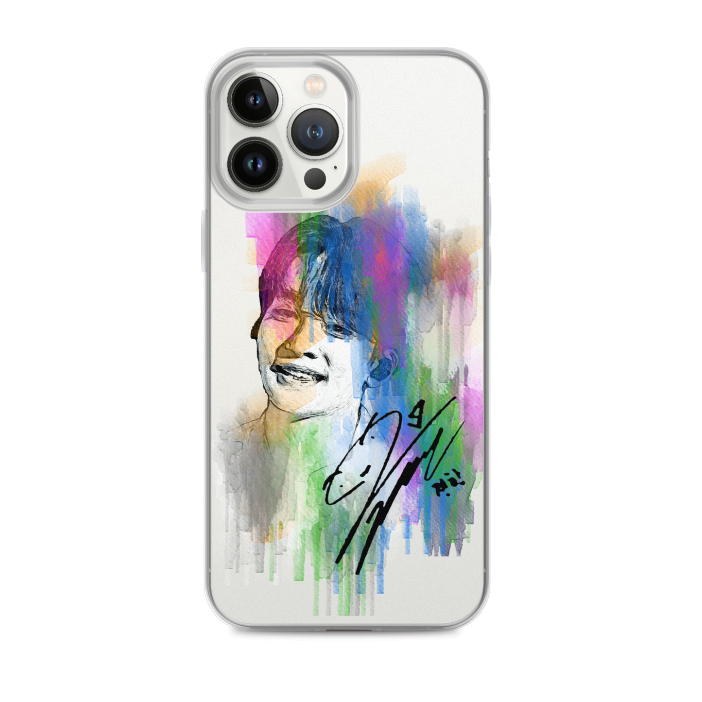 SEVENTEEN Jeonghan, Yoon Jeonghan Waterpaint Portrait iPhone Case