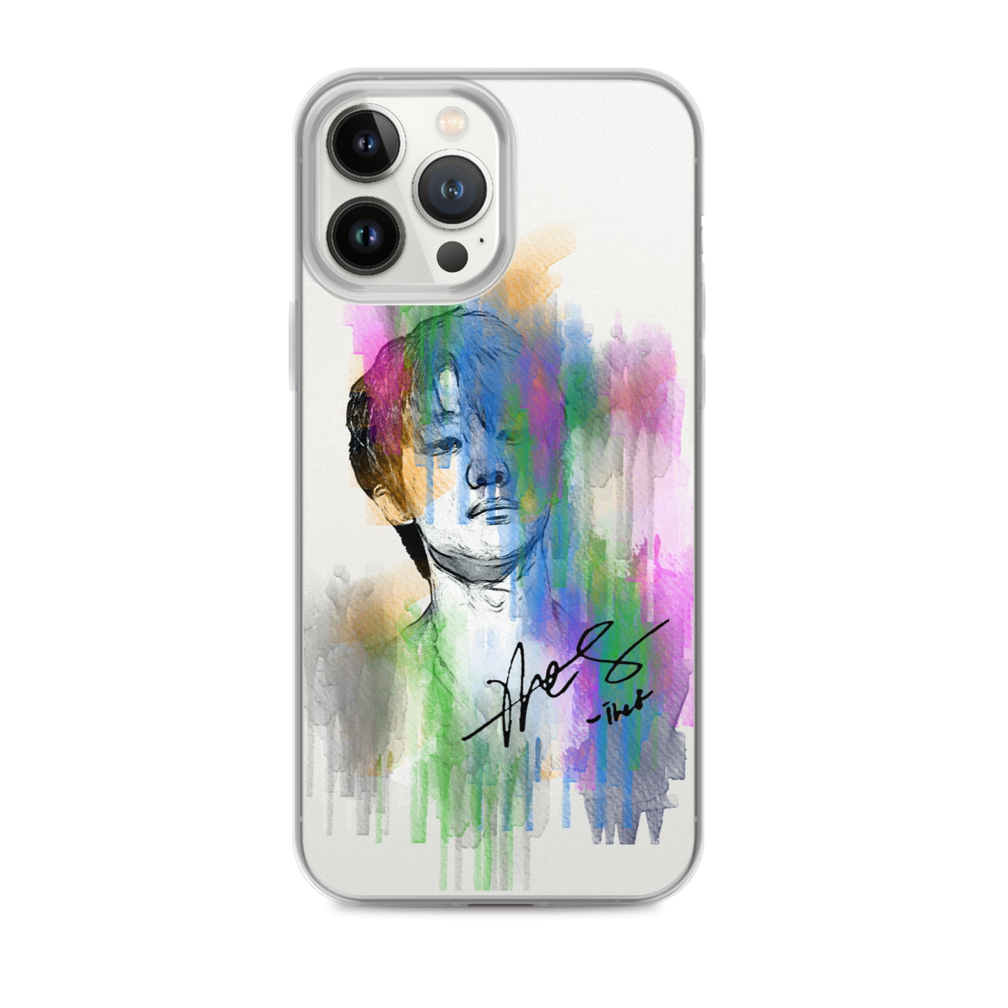 SEVENTEEN The8, Xu Minghao Waterpaint Portrait iPhone Case