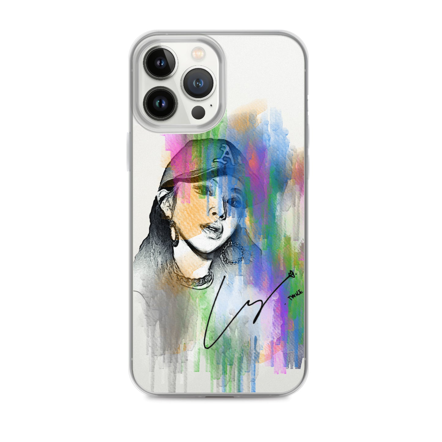 TWICE Chaeyoung, Son Chae-young Waterpaint Portrait iPhone Case