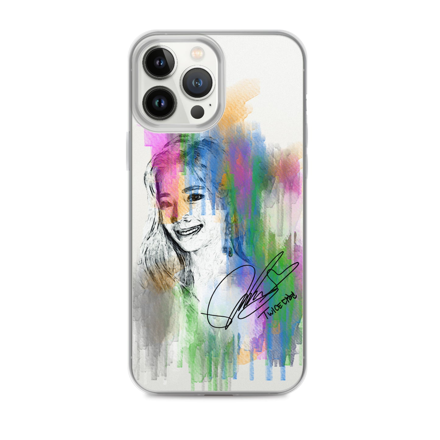 TWICE Dahyun, Kim Da Hyun Waterpaint Portrait iPhone Case