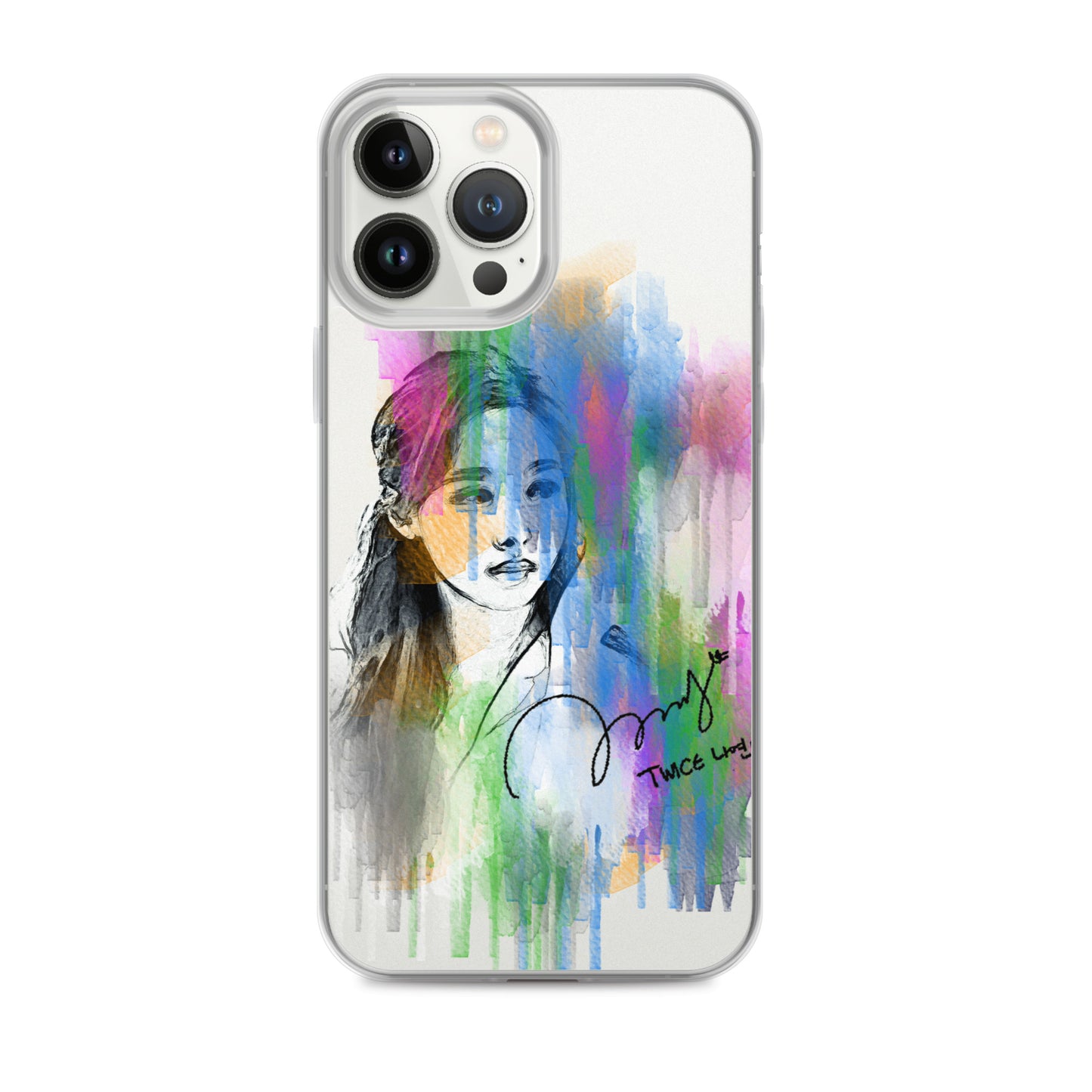 TWICE Nayeon, Im Na-yeon Waterpaint Portrait iPhone Case