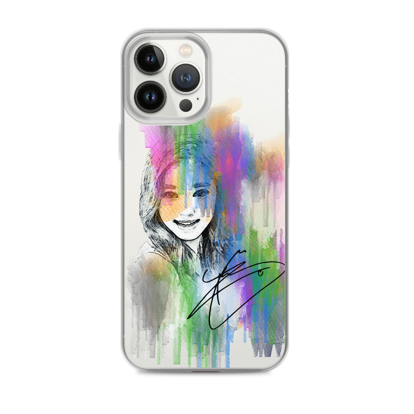 TWICE Tzuyu, Chou Tzu-yu Waterpaint Portrait iPhone Case