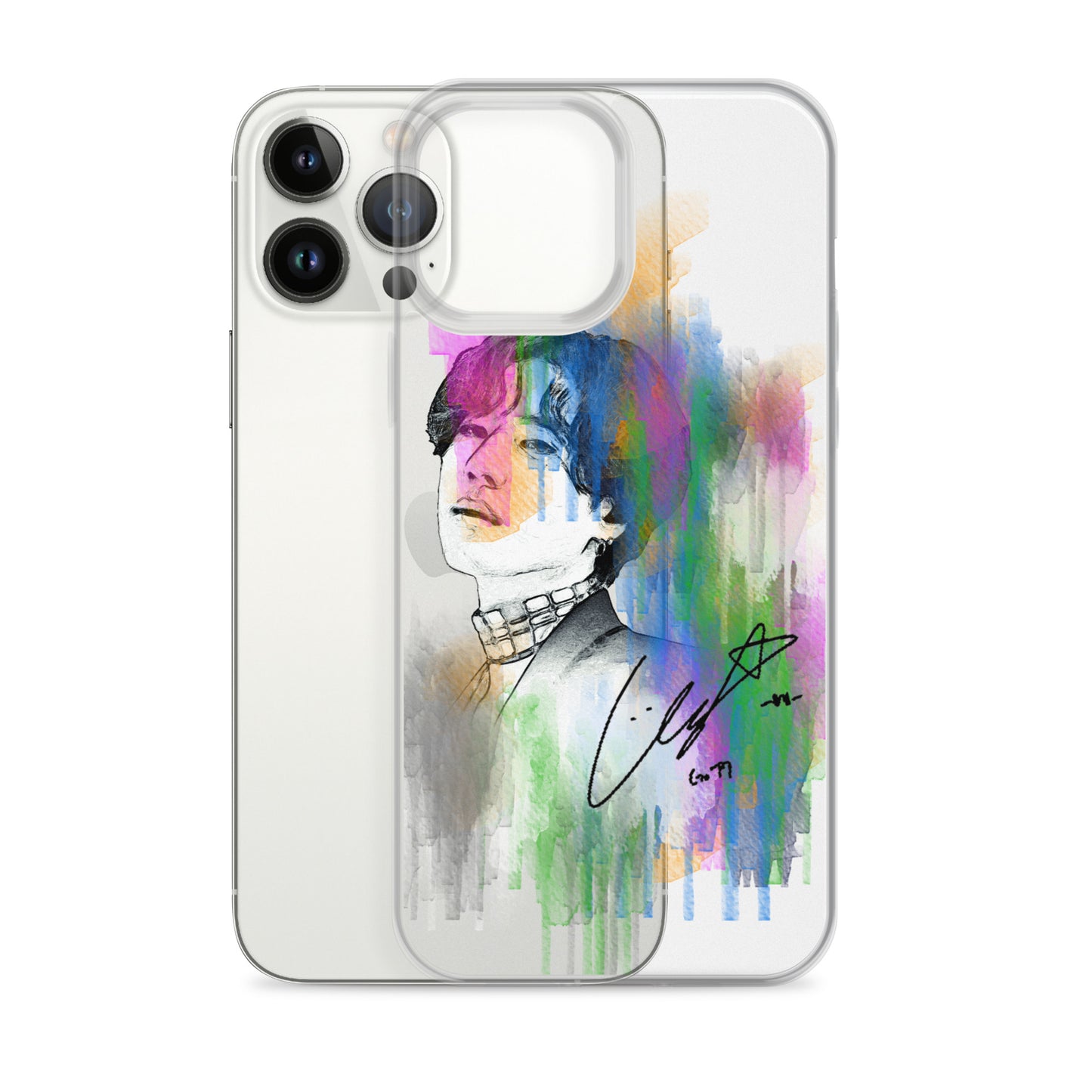 GOT7 Yugyeom, Kim Yu-gyeom Waterpaint Portrait iPhone Case