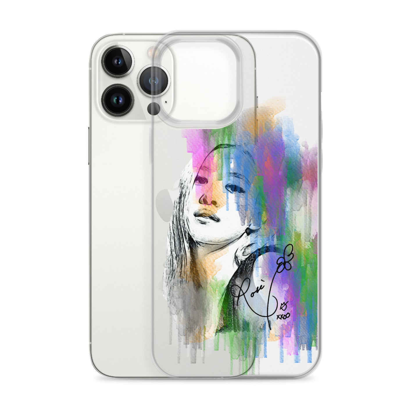 BLACKPINK Rosé, Roseanne Park Waterpaint Portrait iPhone Case - kpophow