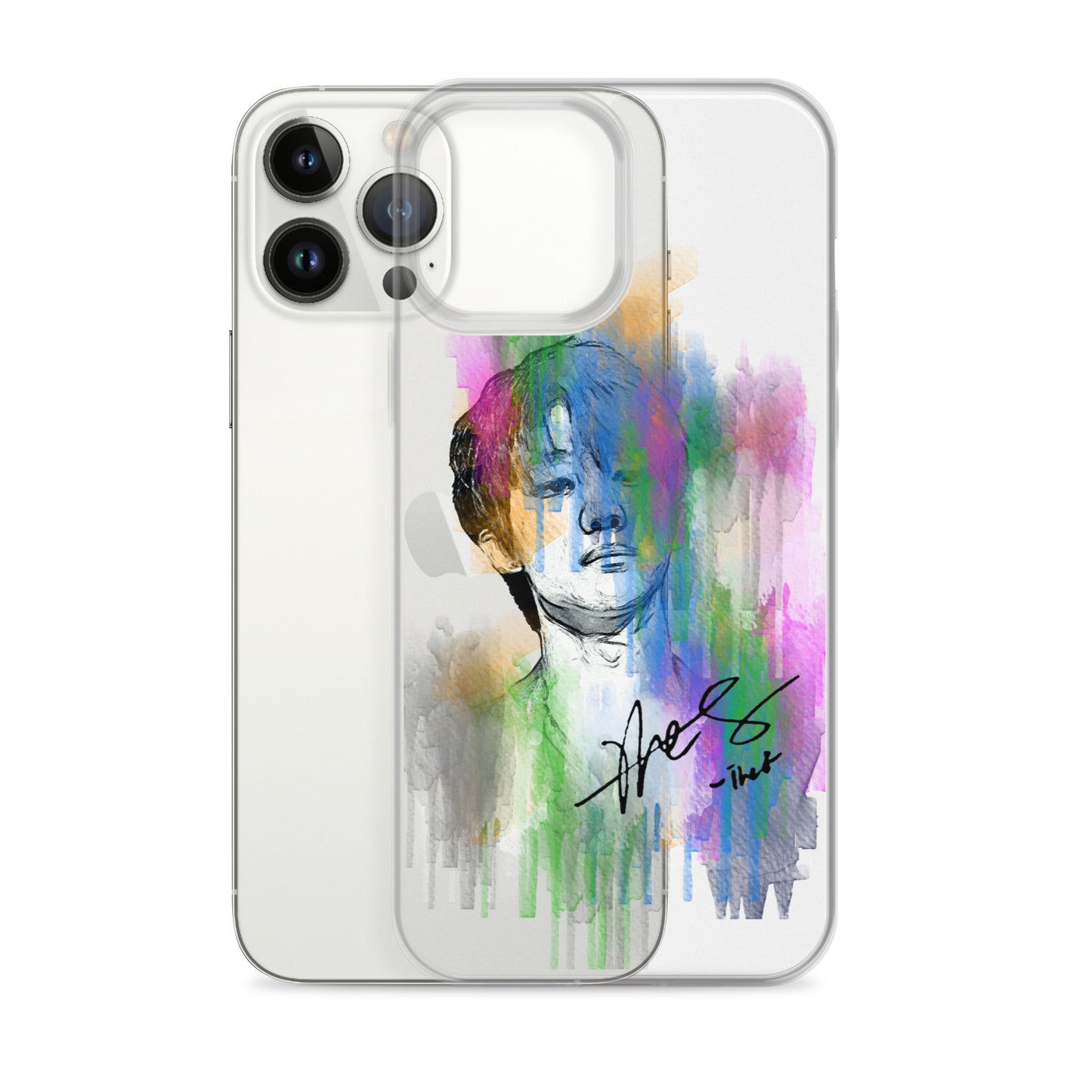 SEVENTEEN The8, Xu Minghao Waterpaint Portrait iPhone Case