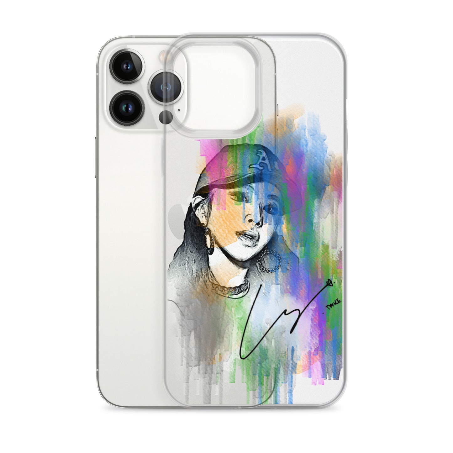 TWICE Chaeyoung, Son Chae-young Waterpaint Portrait iPhone Case