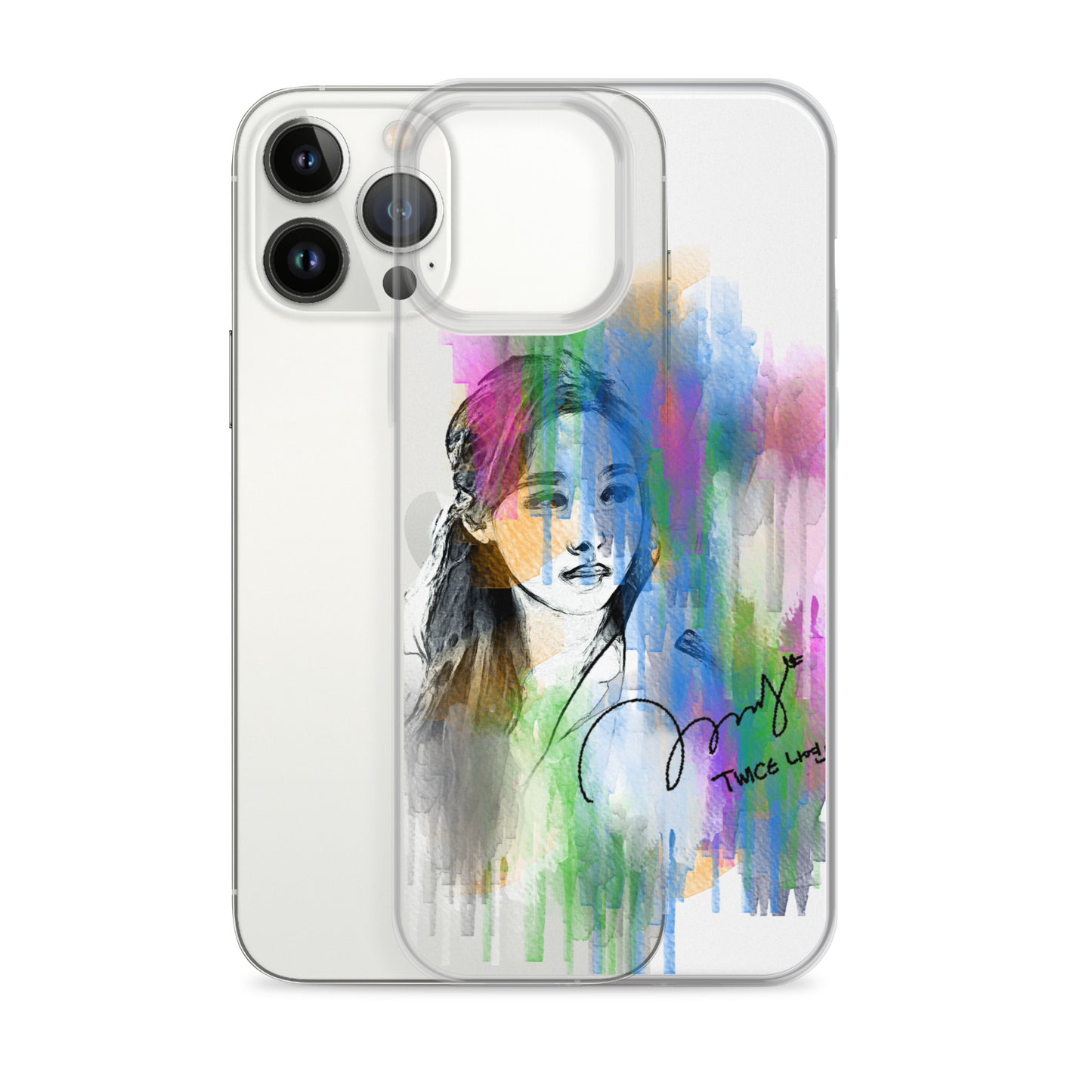 TWICE Nayeon, Im Na-yeon Waterpaint Portrait iPhone Case