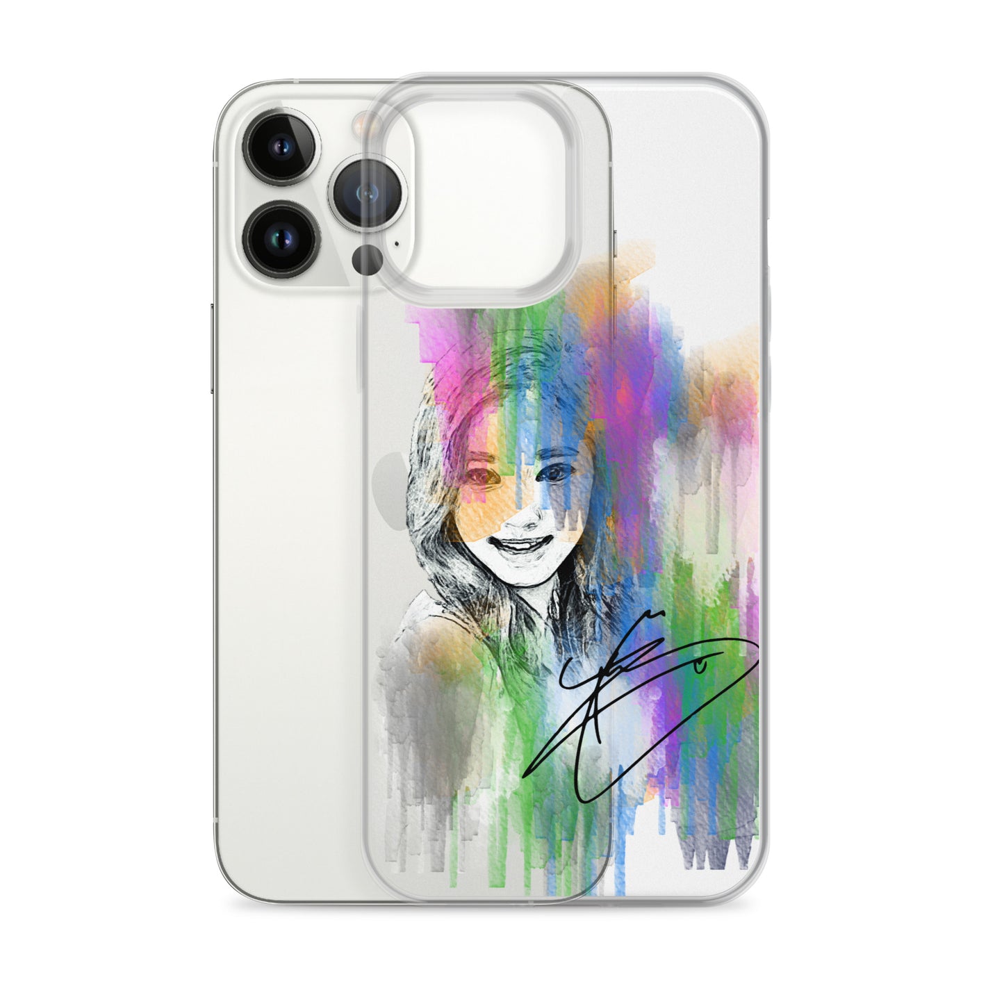 TWICE Tzuyu, Chou Tzu-yu Waterpaint Portrait iPhone Case