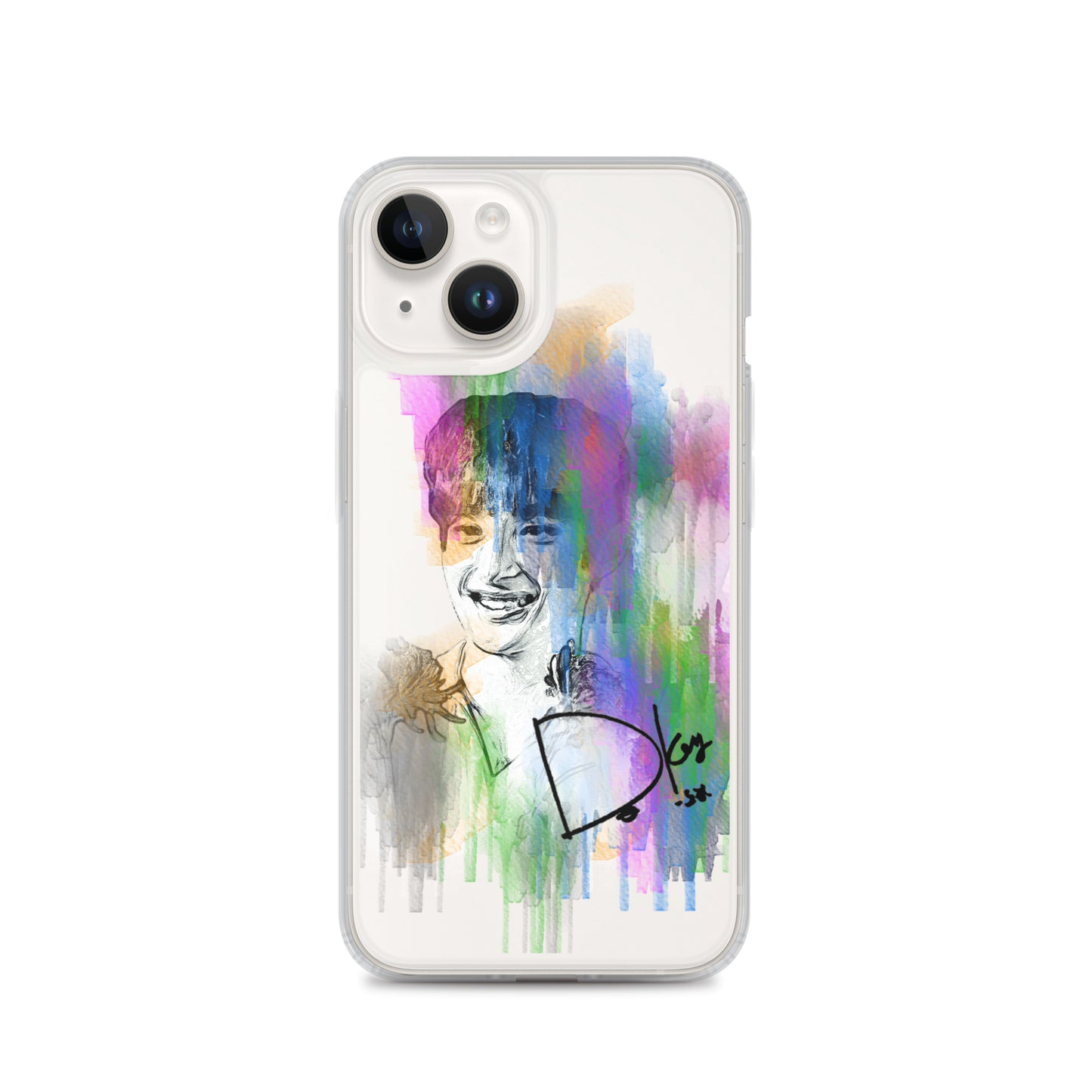 SEVENTEEN DK(Dokyeom), Lee Seok-min Waterpaint Portrait iPhone Case