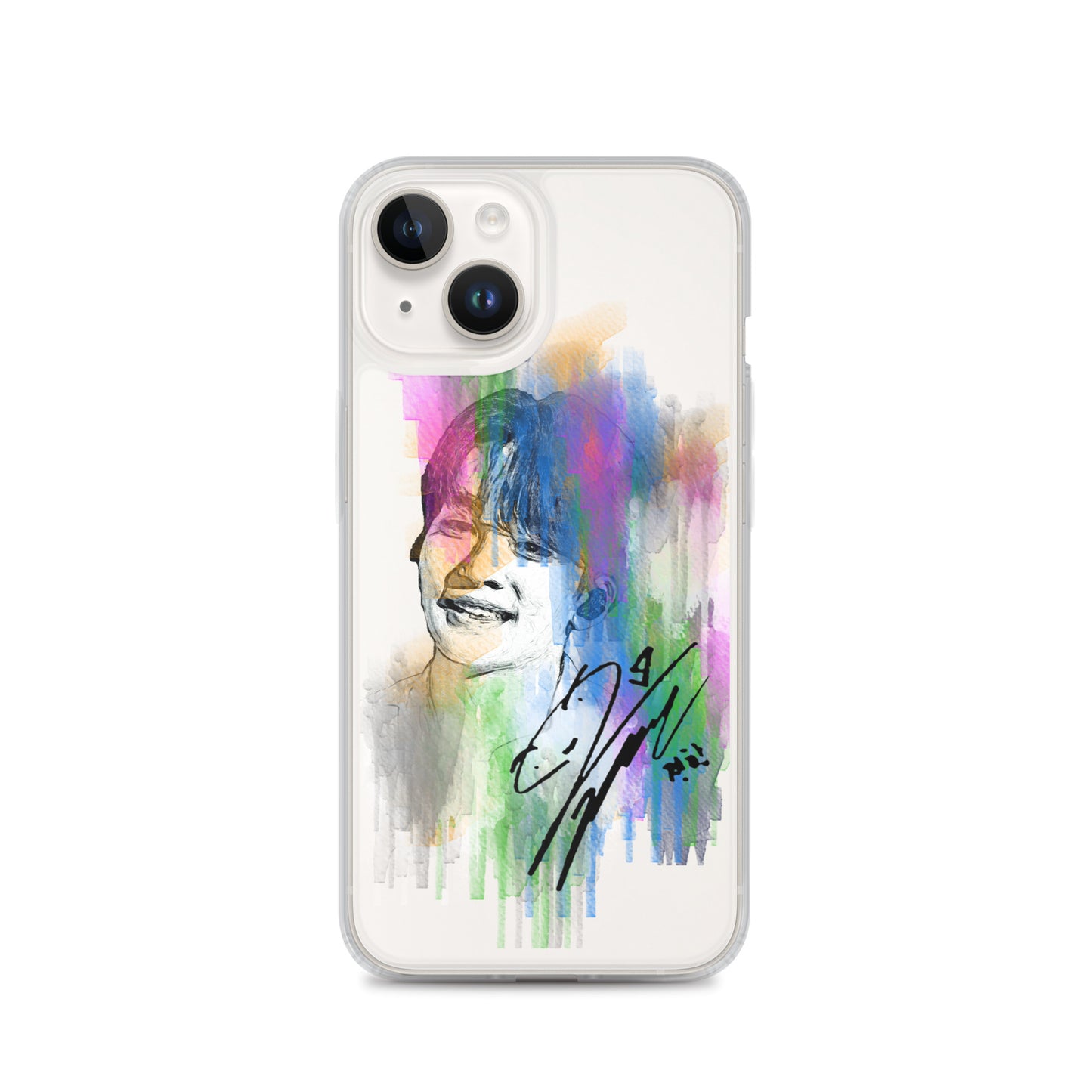 SEVENTEEN Jeonghan, Yoon Jeonghan Waterpaint Portrait iPhone Case