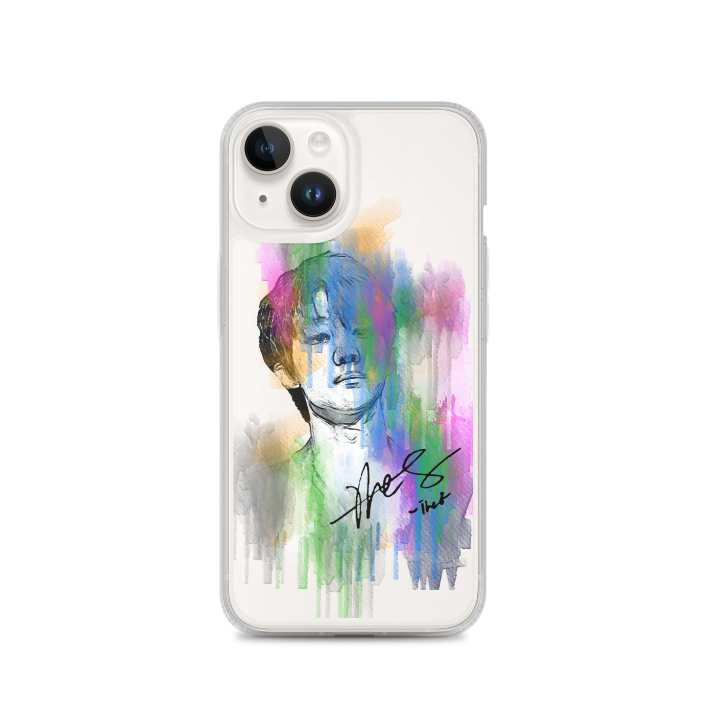 SEVENTEEN The8, Xu Minghao Waterpaint Portrait iPhone Case