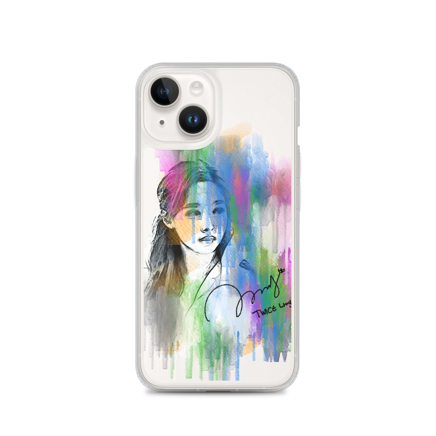 TWICE Nayeon, Im Na-yeon Waterpaint Portrait iPhone Case