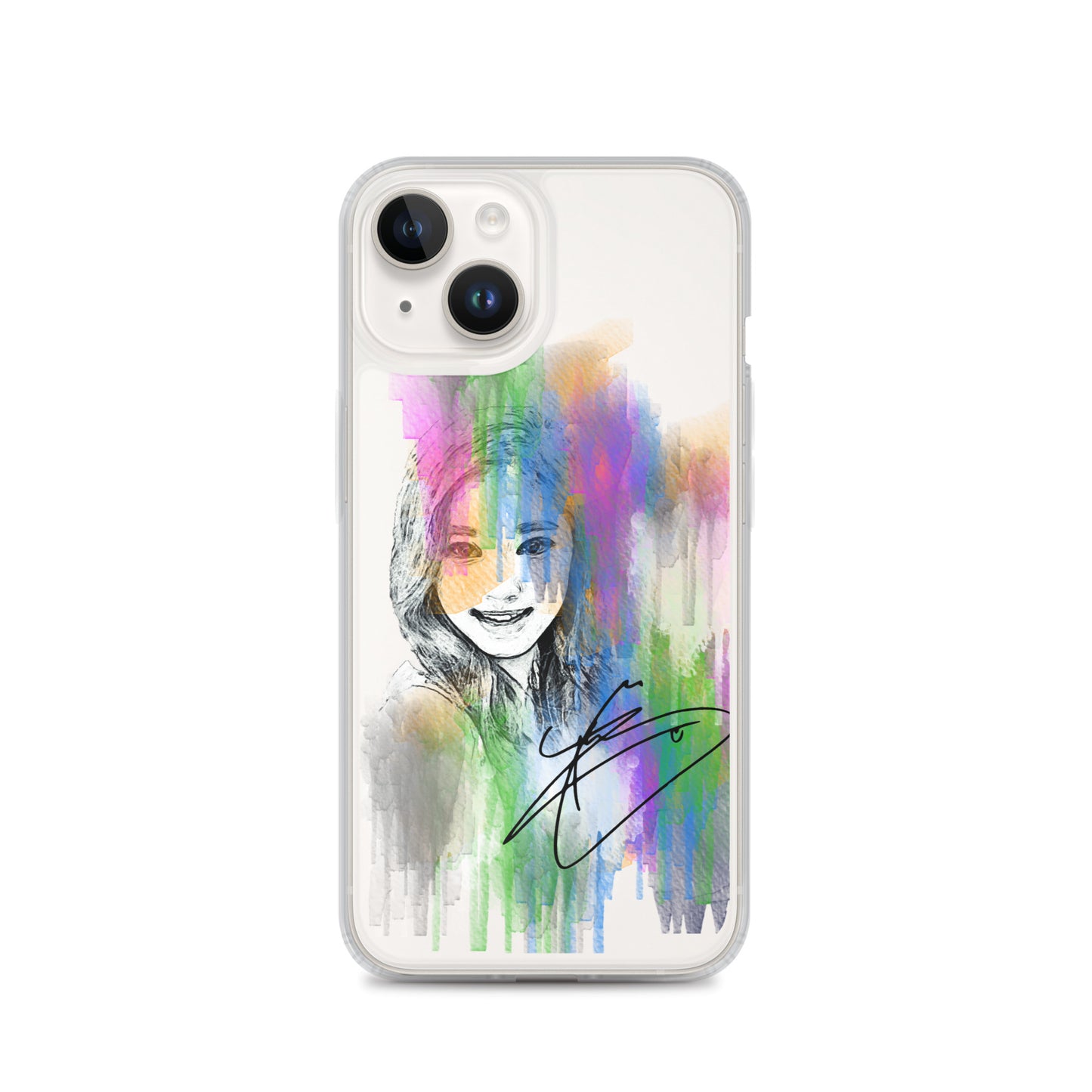 TWICE Tzuyu, Chou Tzu-yu Waterpaint Portrait iPhone Case