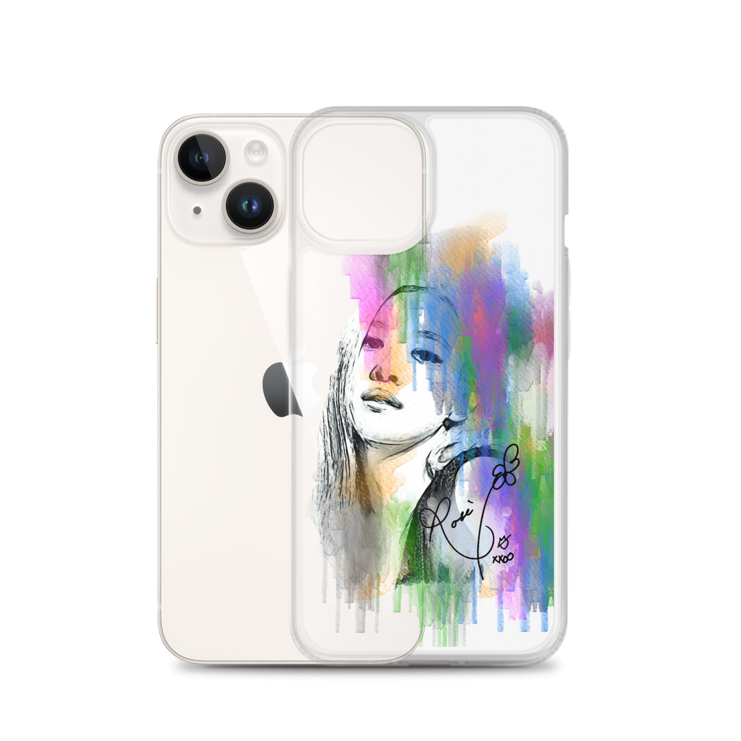 BLACKPINK Rosé, Roseanne Park Waterpaint Portrait iPhone Case - kpophow