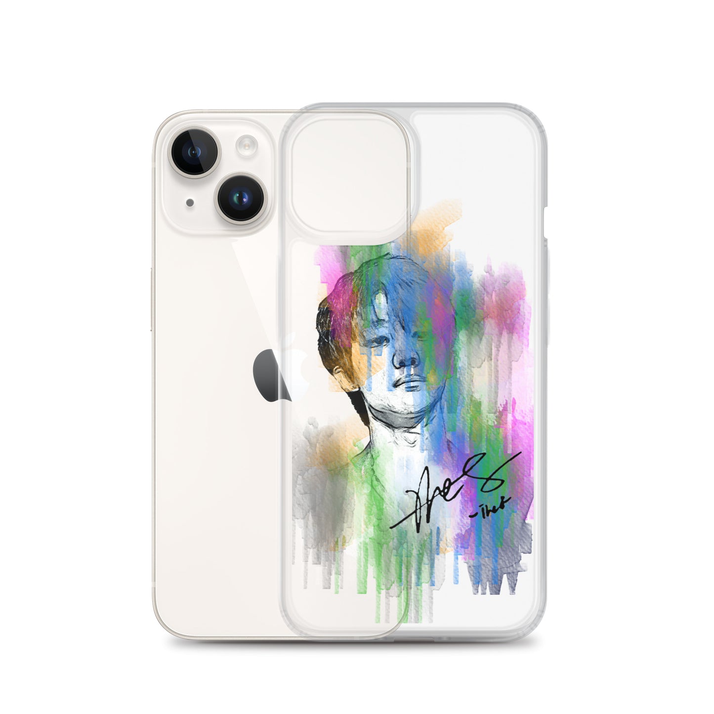 SEVENTEEN The8, Xu Minghao Waterpaint Portrait iPhone Case