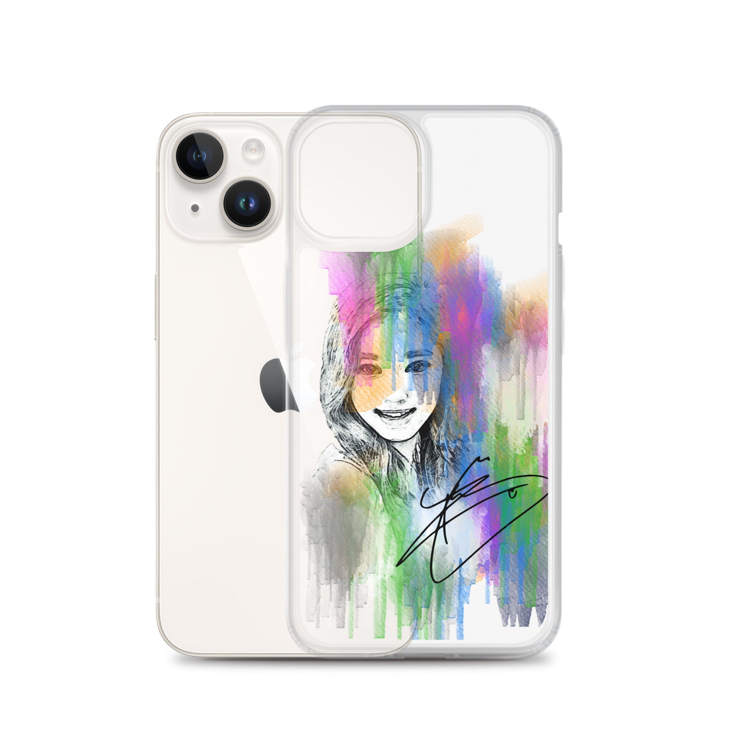 TWICE Tzuyu, Chou Tzu-yu Waterpaint Portrait iPhone Case