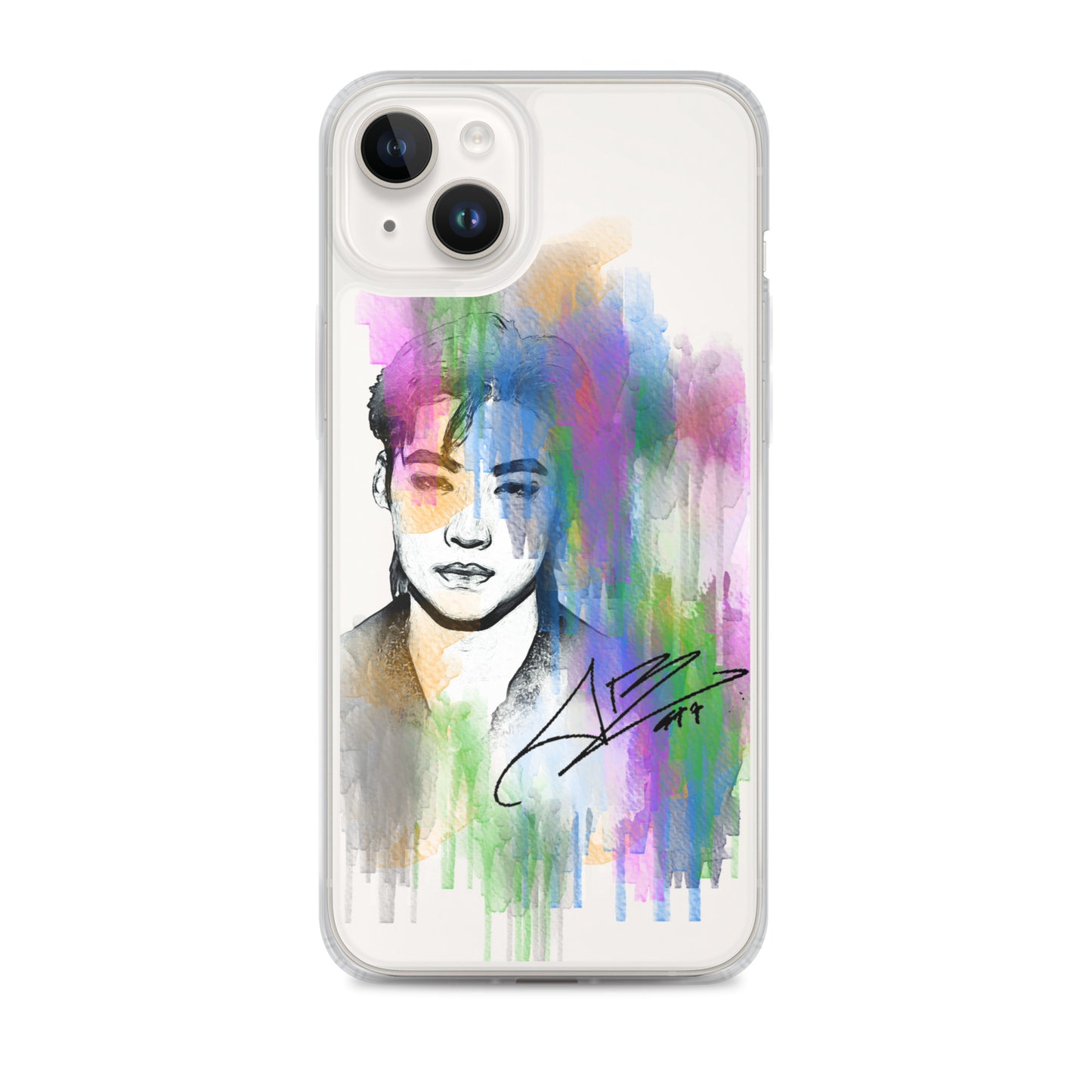 GOT7 JB, Lim Jae-beom Waterpaint Portrait iPhone Case