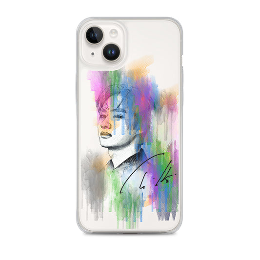 SEVENTEEN Jun, Wen Junhui Waterpaint Portrait iPhone Case