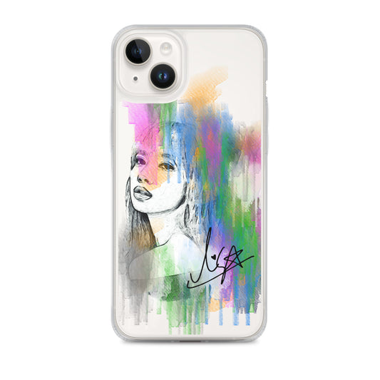 BLACKPINK Lisa, Lalisa Manobal Waterpaint Portrait iPhone Case - kpophow