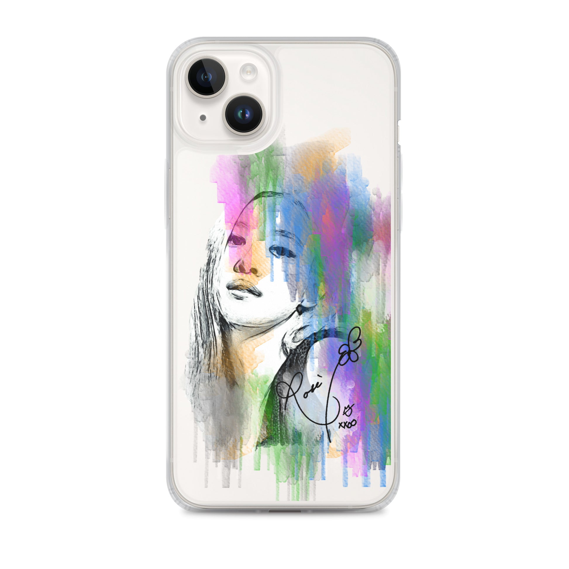 BLACKPINK Rosé, Roseanne Park Waterpaint Portrait iPhone Case - kpophow