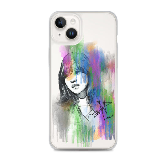 TWICE Mina, Mina Sharon Myoi Waterpaint Portrait iPhone Case