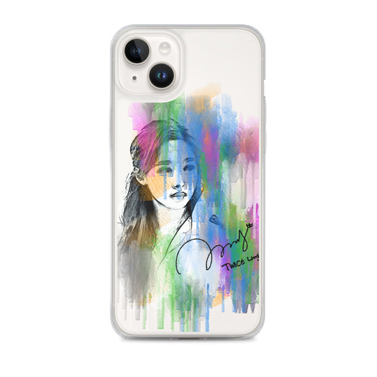 TWICE Nayeon, Im Na-yeon Waterpaint Portrait iPhone Case