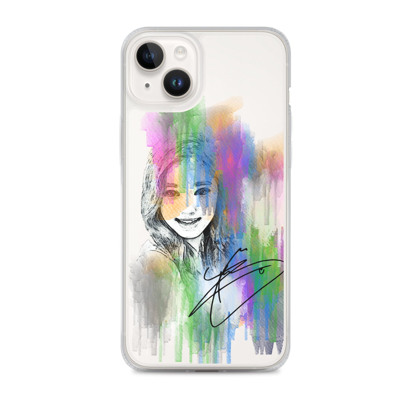 TWICE Tzuyu, Chou Tzu-yu Waterpaint Portrait iPhone Case