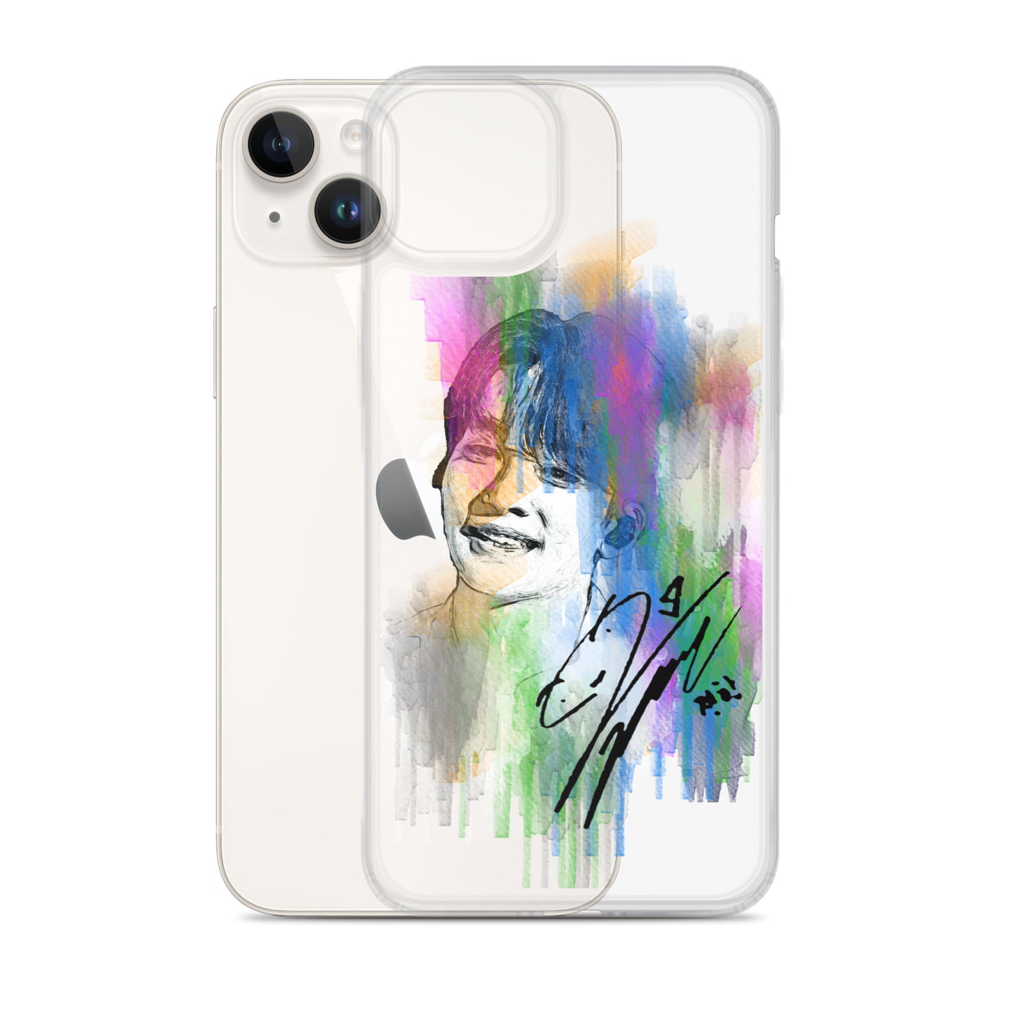 SEVENTEEN Jeonghan, Yoon Jeonghan Waterpaint Portrait iPhone Case