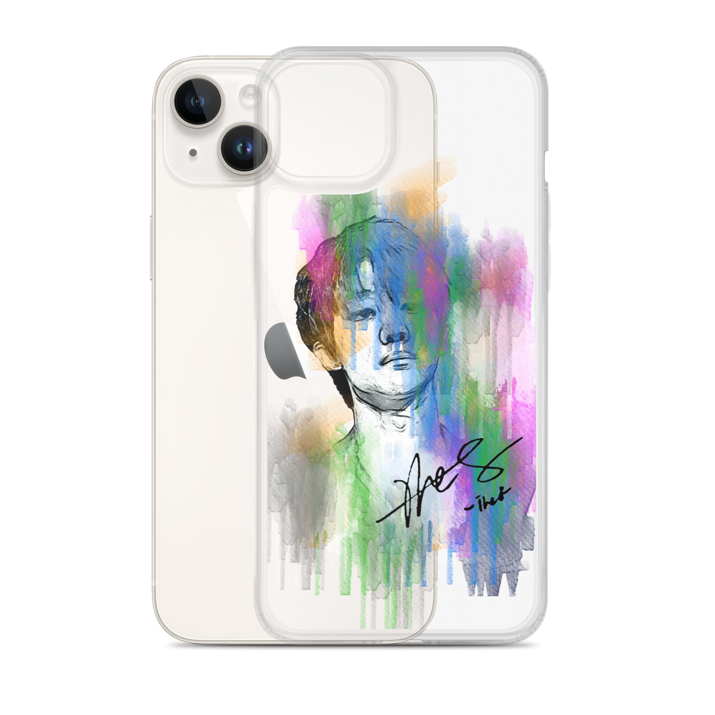 SEVENTEEN The8, Xu Minghao Waterpaint Portrait iPhone Case