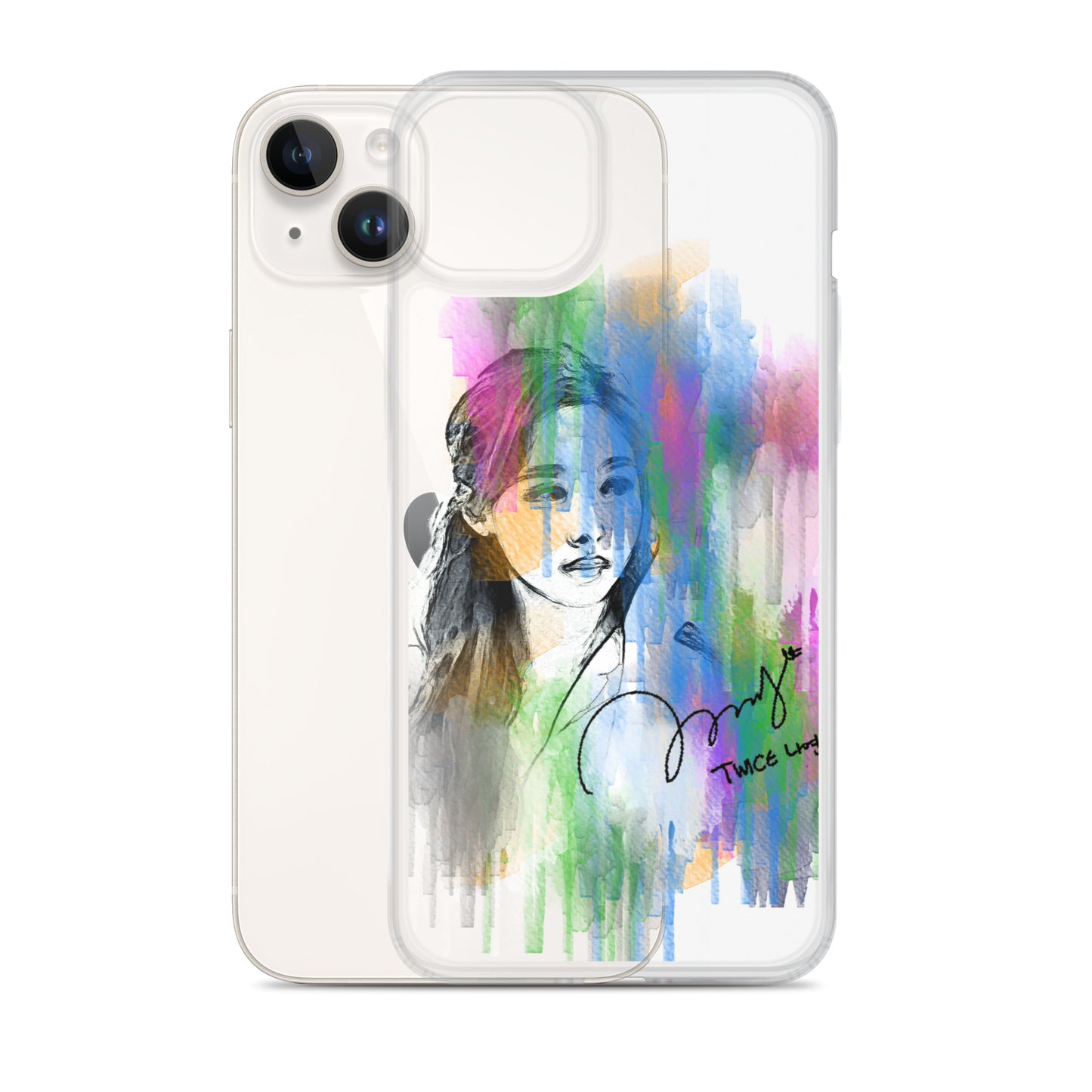 TWICE Nayeon, Im Na-yeon Waterpaint Portrait iPhone Case