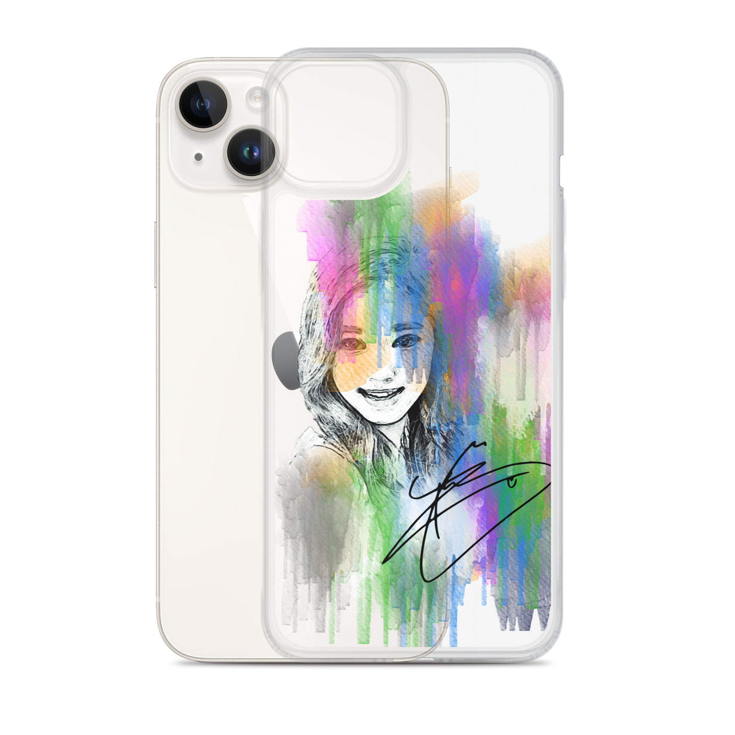 TWICE Tzuyu, Chou Tzu-yu Waterpaint Portrait iPhone Case