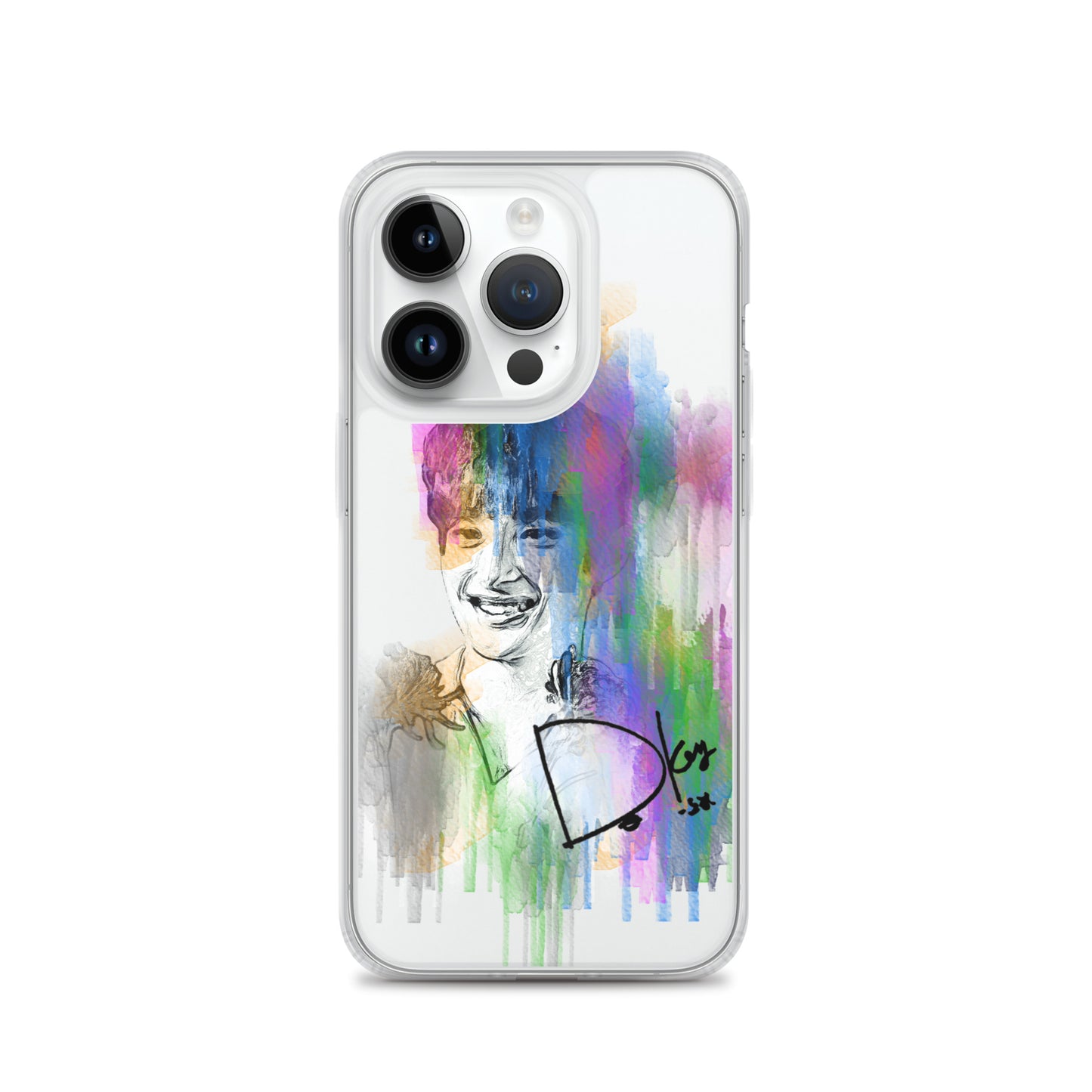 SEVENTEEN DK(Dokyeom), Lee Seok-min Waterpaint Portrait iPhone Case