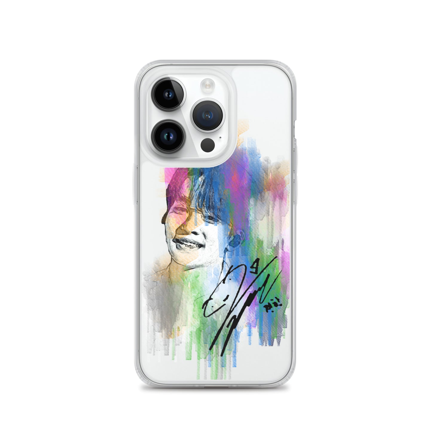 SEVENTEEN Jeonghan, Yoon Jeonghan Waterpaint Portrait iPhone Case