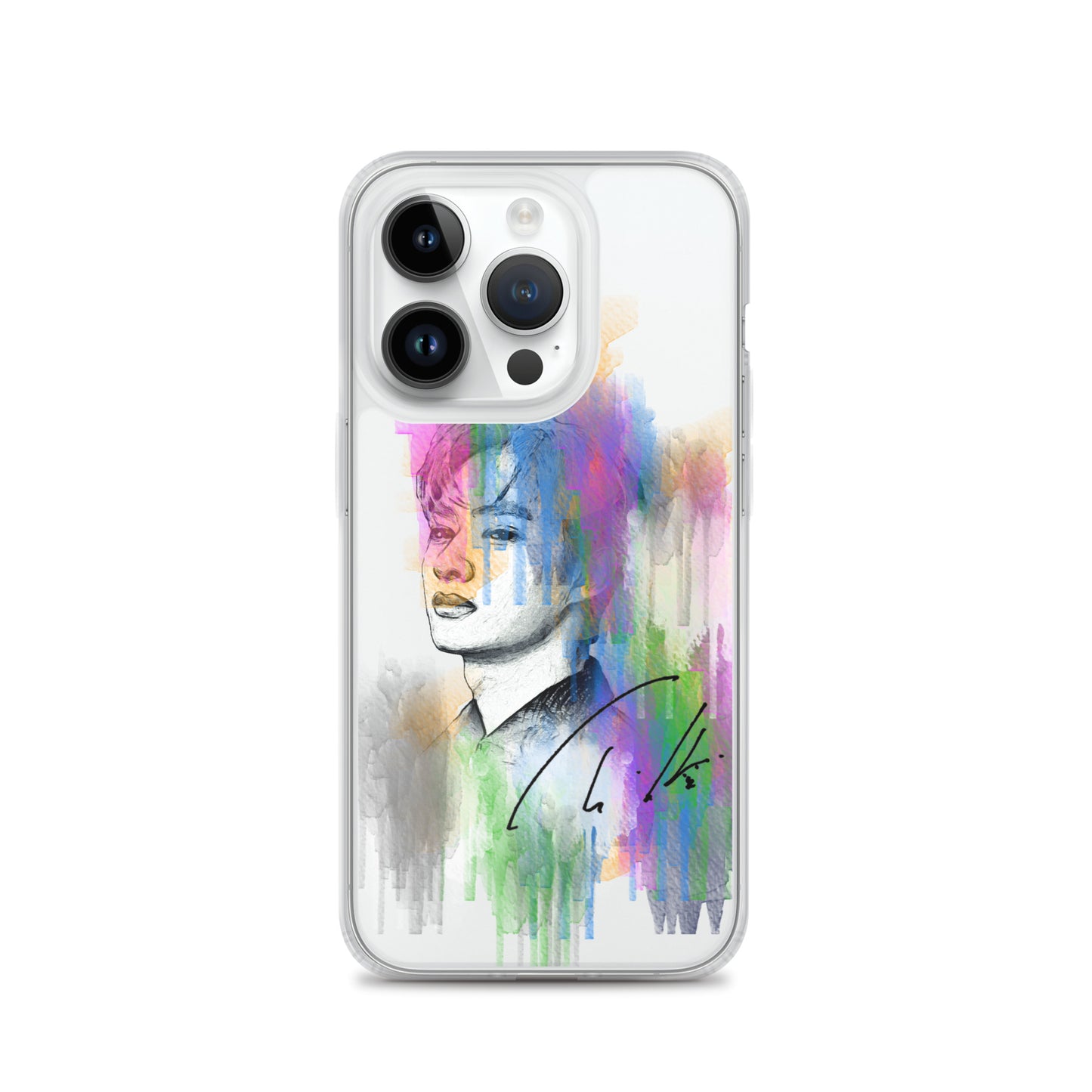 SEVENTEEN Jun, Wen Junhui Waterpaint Portrait iPhone Case